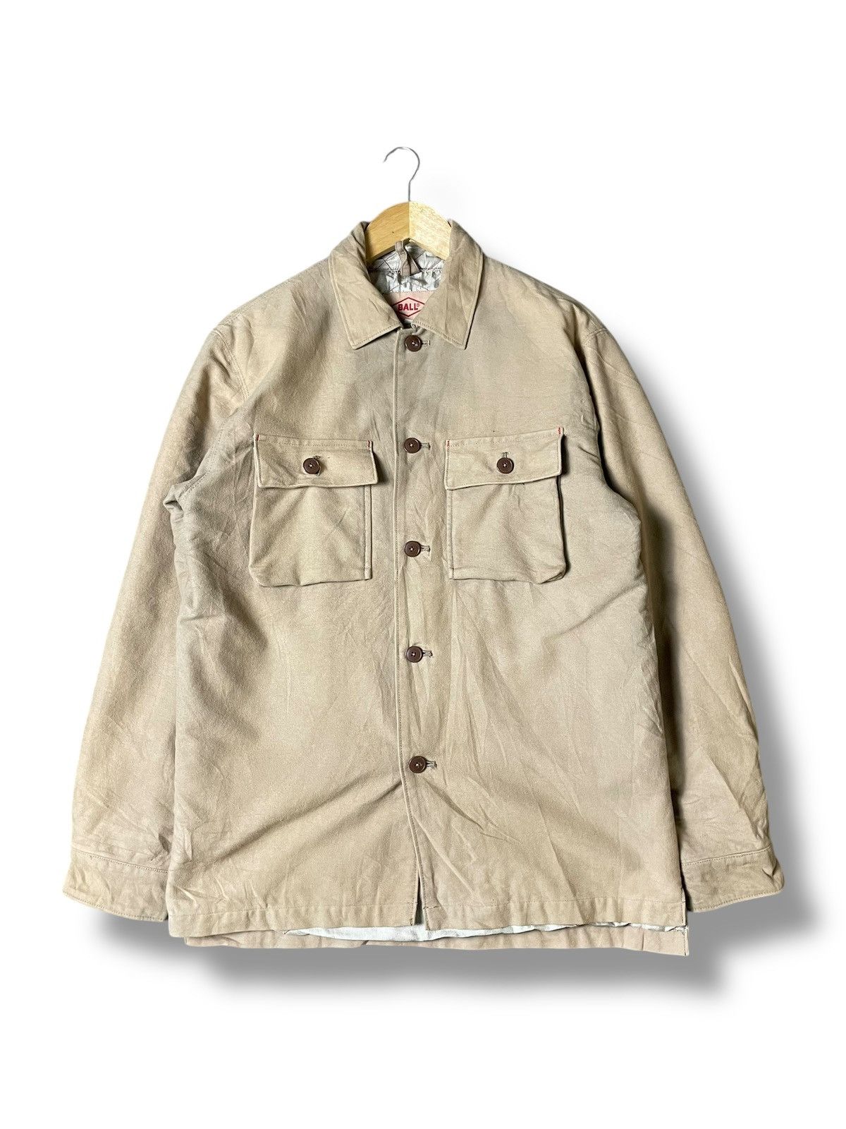 Japanese Brand × Vintage BALL Brand Cotton Wool Double Pocket Jacket (116) Size US M / EU 48-50 / 2 - 1 Thumbnail