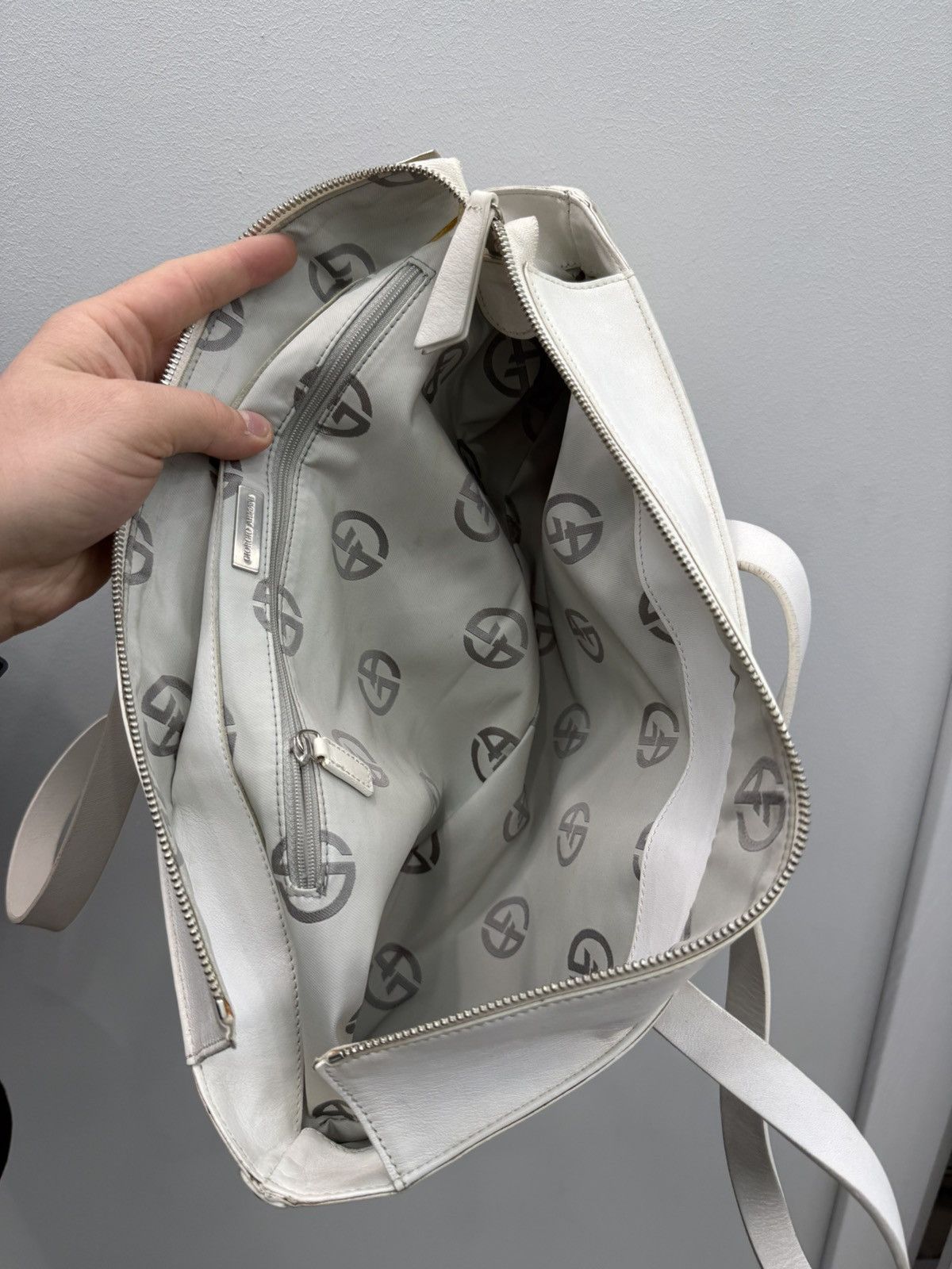 Giorgio Armani Vintage Giorgio Armani Leather Bag Size ONE SIZE - 9 Thumbnail