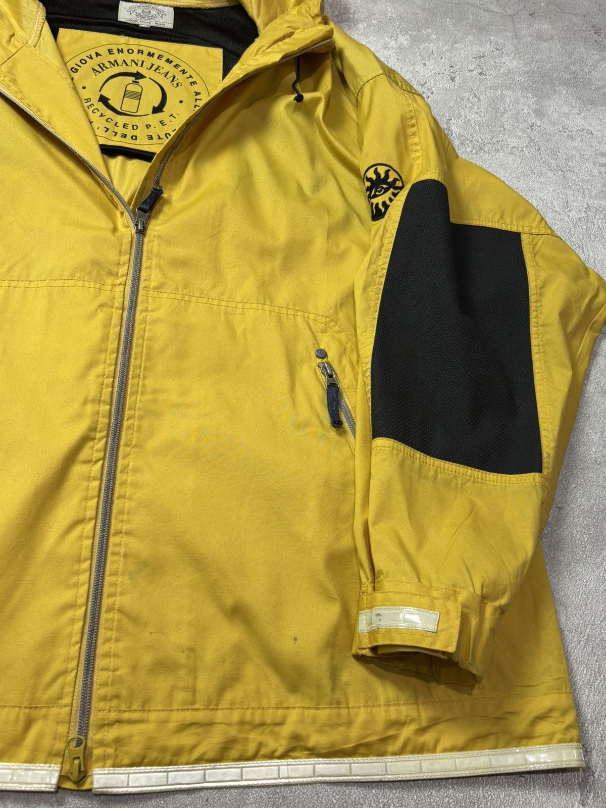 Giorgio Armani Vintage Armani Jeans Reflective Jacket Size US XXL / EU 58 / 5 - 6 Thumbnail