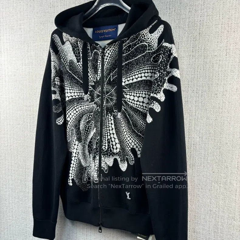 Louis Vuitton Louis Vuitton SS23 psychedelic floral print zip hooded swe Size US M / EU 48-50 / 2 - 2 Thumbnail