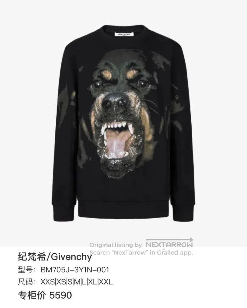 Givenchy Givenchy Dog head printed sweater Size US XS / EU 42 / 0 - 6 Thumbnail