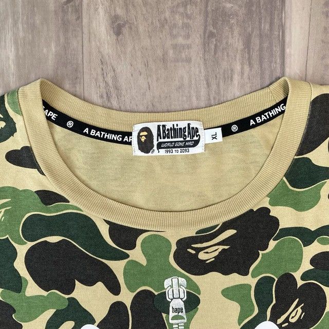 Bape BAPE ABC Camo Green Shark T-Shirt a bathing ape WGM Size US XL / EU 56 / 4 - 5 Thumbnail