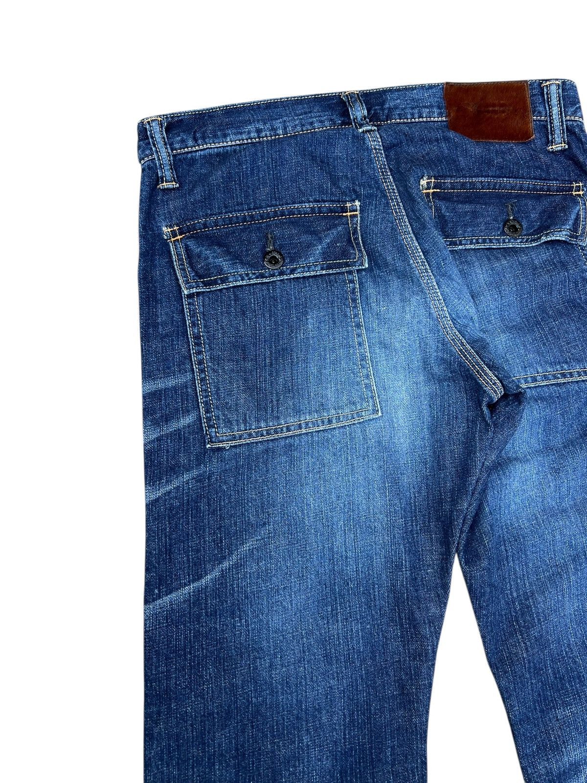 Shellac Acoustic Japan Bush Denim Jeans Size US 31 - 15 Thumbnail