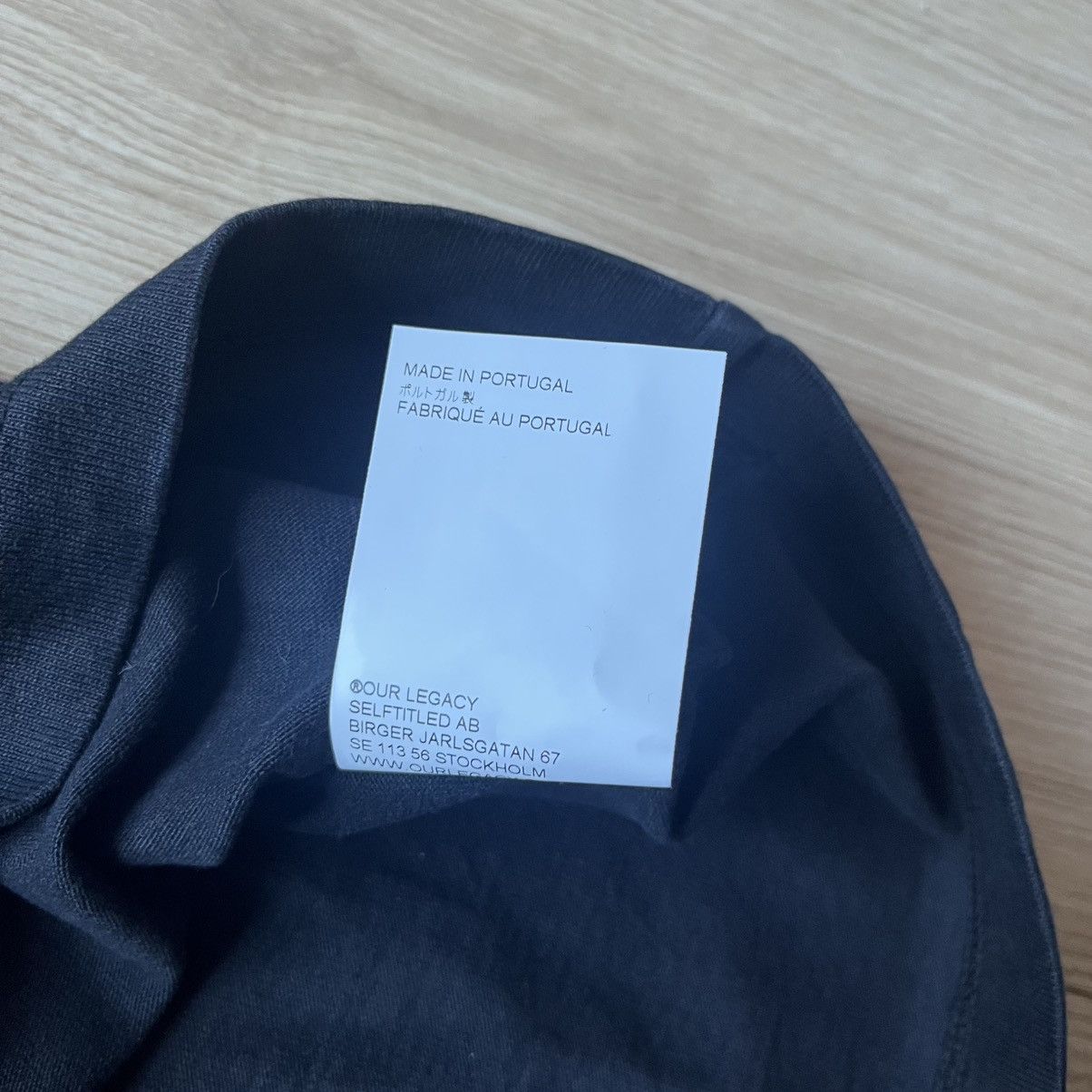 Our Legacy Ronja ‘Snow In April’ Box T-Shirt in Black Size US M / EU 48-50 / 2 - 6 Thumbnail