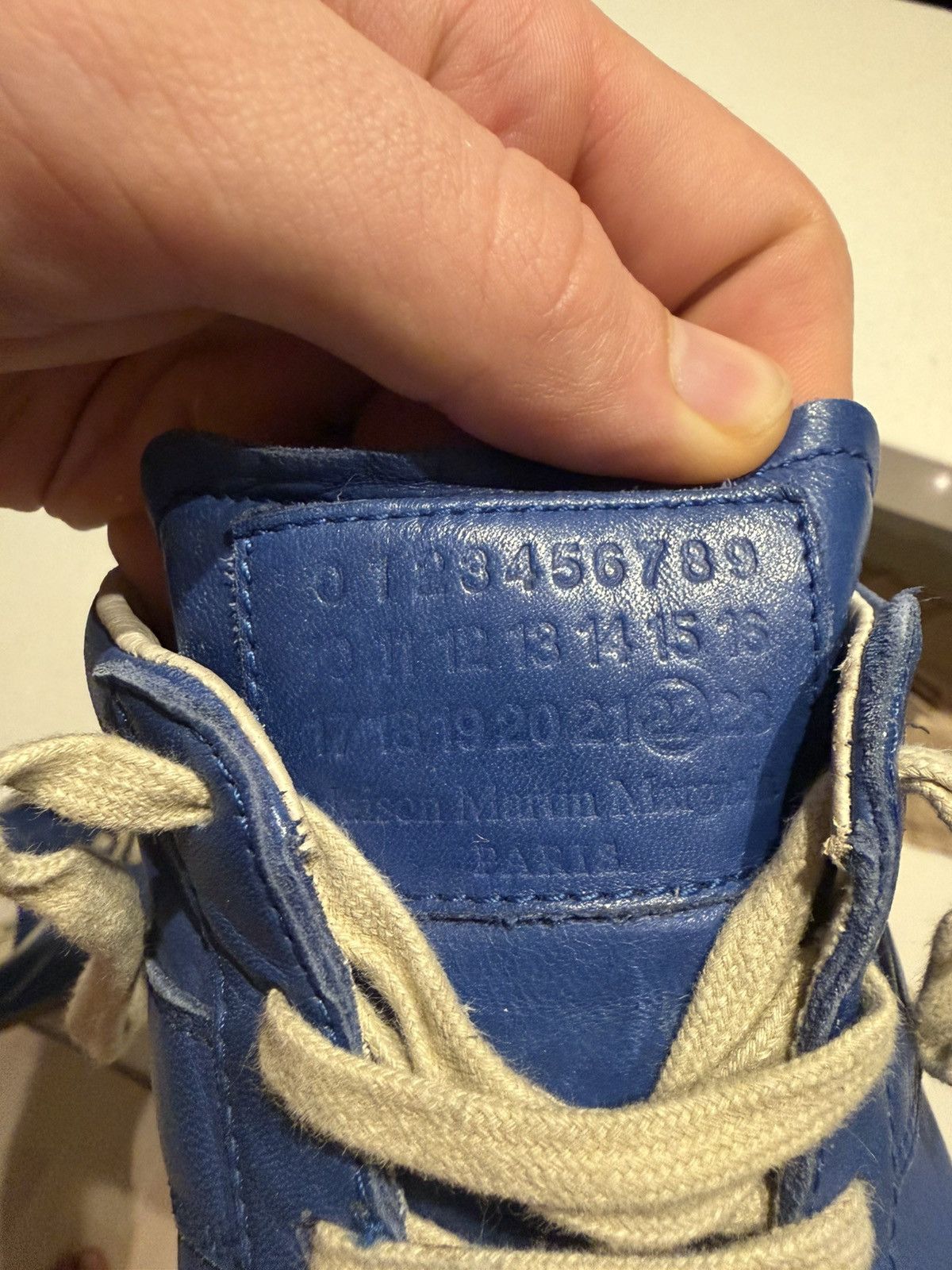 Maison Margiela Maison Margiela Gat Replica Leather Sneakers Size US 8 / EU 41 - 13 Thumbnail