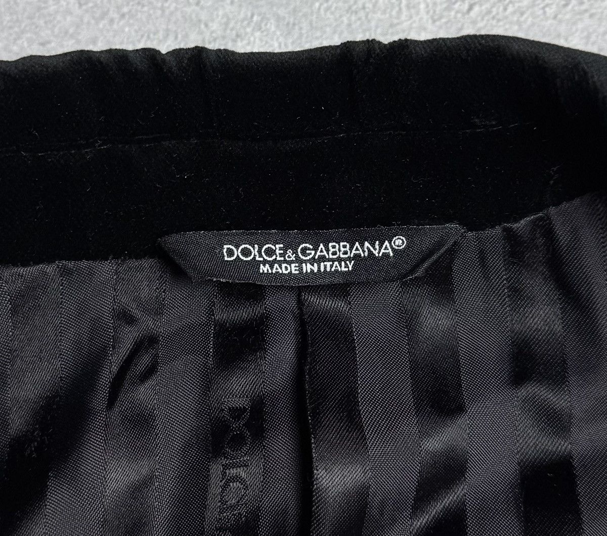Dolce & Gabbana Dolce Gabbana Women’s Angora Wool V-Neck Blazer Jacket Size 44S - 15 Thumbnail