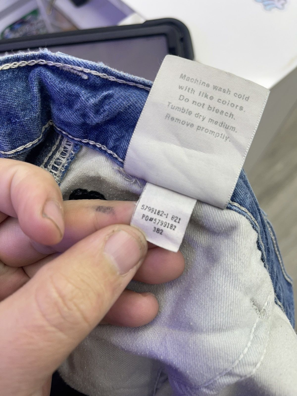 Better With Age Better with age jeans blue patch Size US 38 / EU 54 - 12 Thumbnail