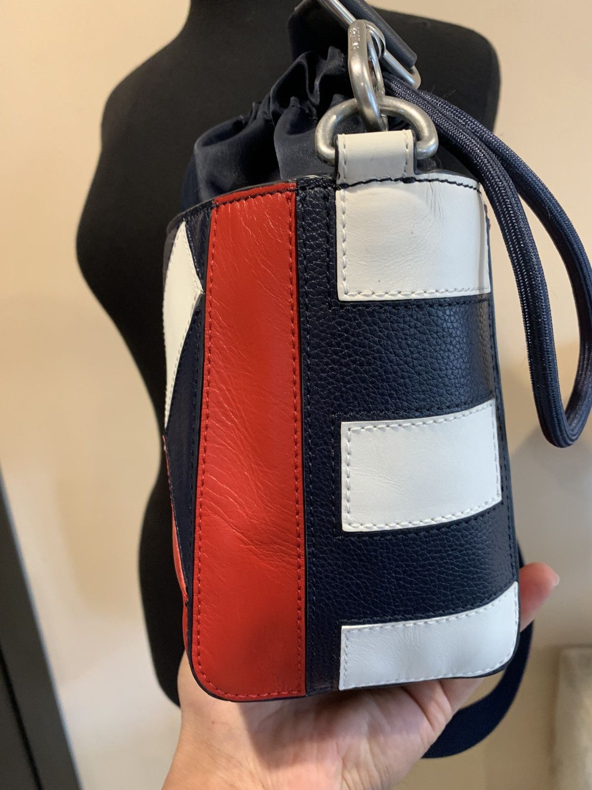 Kenzo Kube Small Drawstring Shoulder BagLimited rare LEATHER