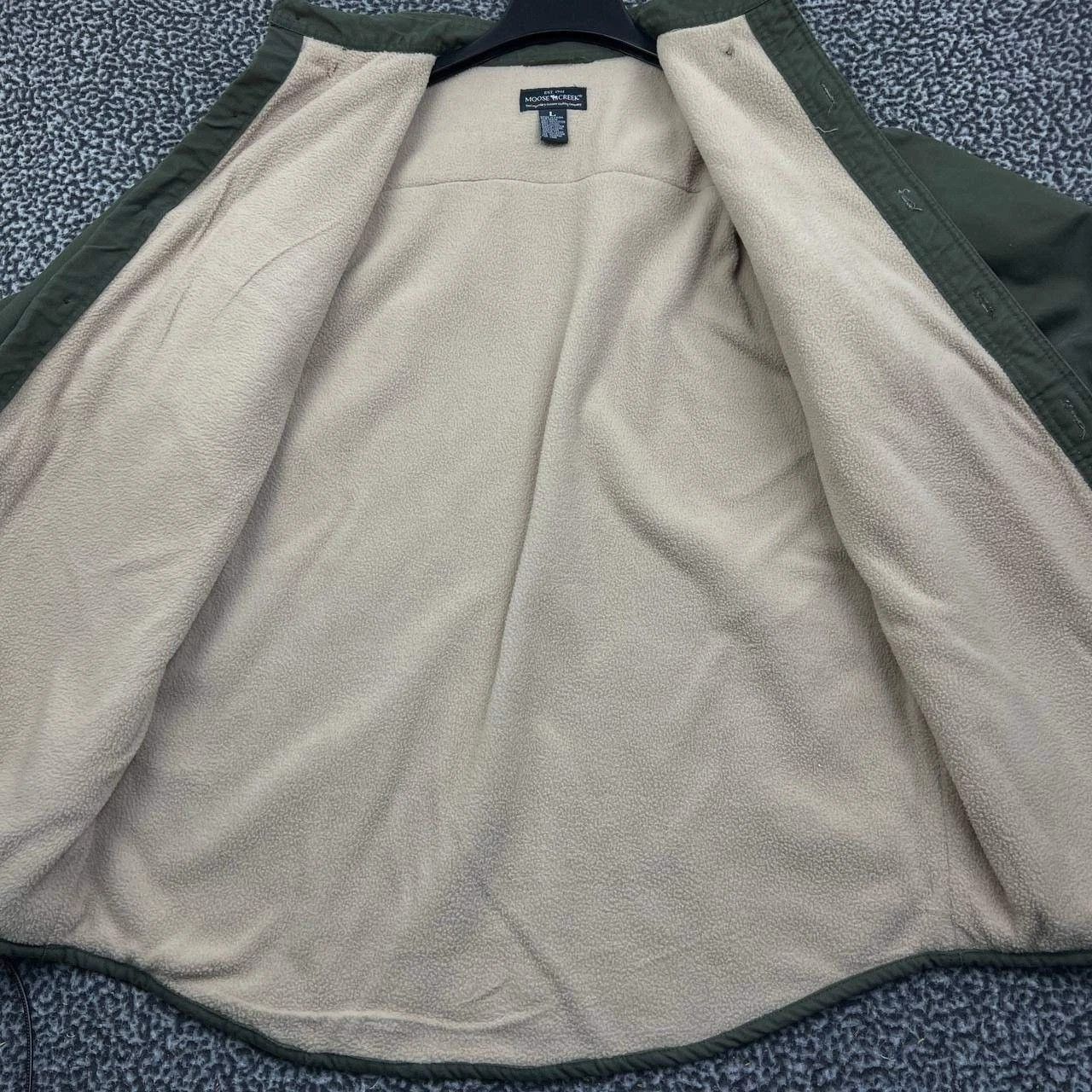 Other Moose Creek Shacket Men Large Green Fleece Lined Button Up Size US L / EU 52-54 / 3 - 7 Thumbnail