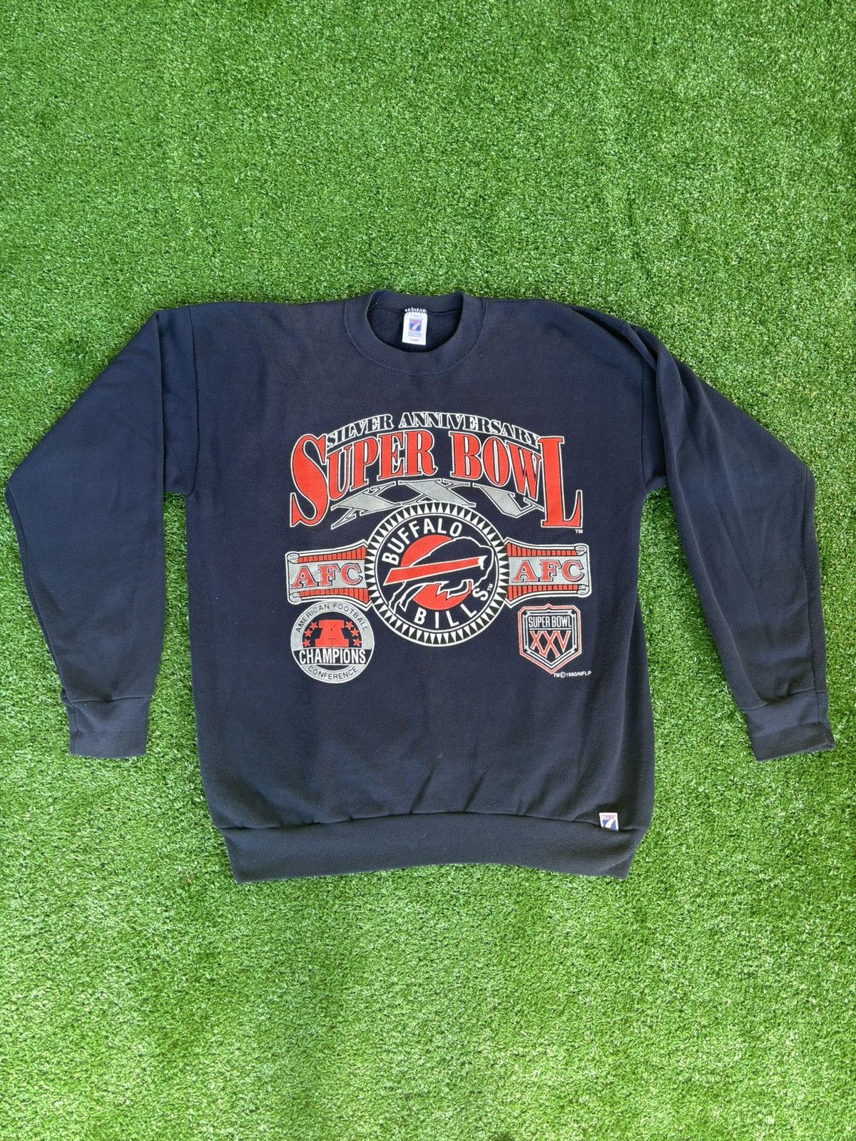 Logo 7 × NFL × Vintage 1990 BUFFALO BILLS CREWNECK Size US XL / EU 56 / 4 - 1 Thumbnail