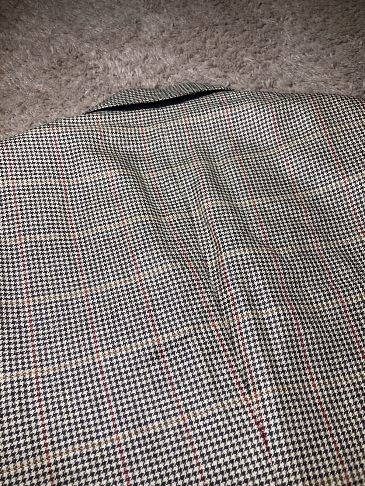 Celine SS20 Celine Houndstooth Check Coat Blazer Jacket 2020 70s Size 44R - 12 Thumbnail