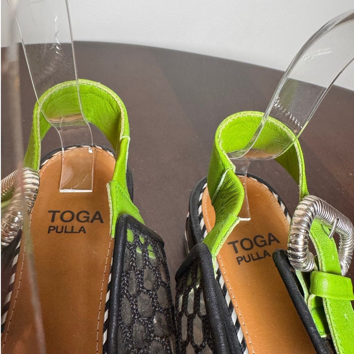 Toga Pulla Toga Pulla Mesh PVC Slingback Loafers - Size 37 Size US 6.5 / IT 36.5 - 8 Thumbnail