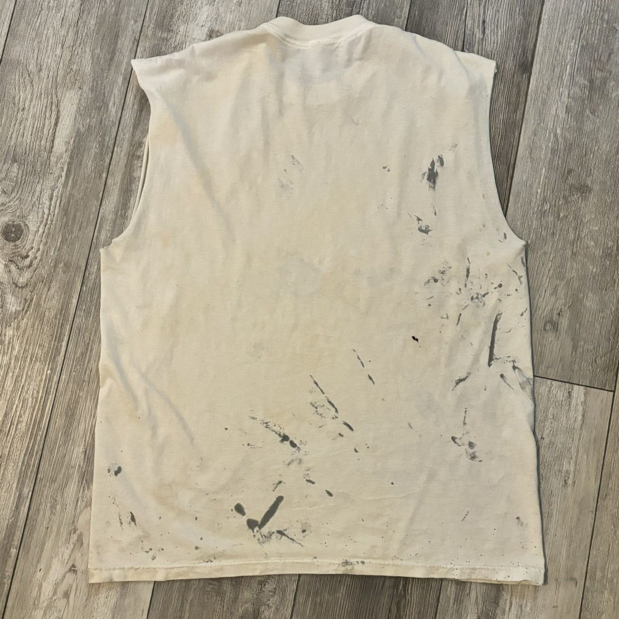 Vintage 2000s Osama Bin Laden Thrashed Tee Size US L / EU 52-54 / 3 - 3 Thumbnail