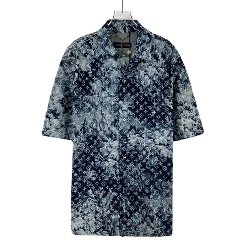 Louis Vuitton Louis Vuitton Cotton lapel single breasted short sleeve sh Size US XL / EU 56 / 4 - 1 Thumbnail