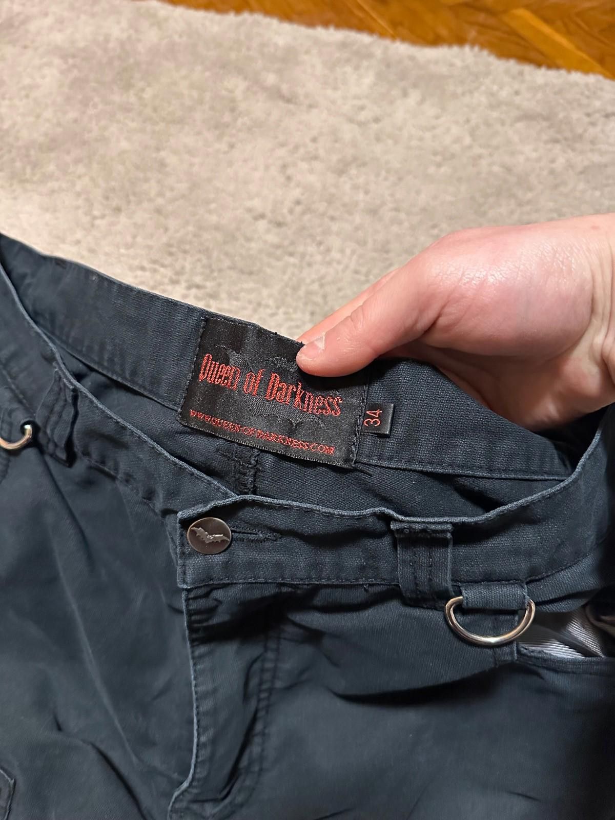 Other Vintage Queen Of Darkness Punk Bondage Cargo Pants Sz 34 Size US 34 / EU 50 - 5 Thumbnail