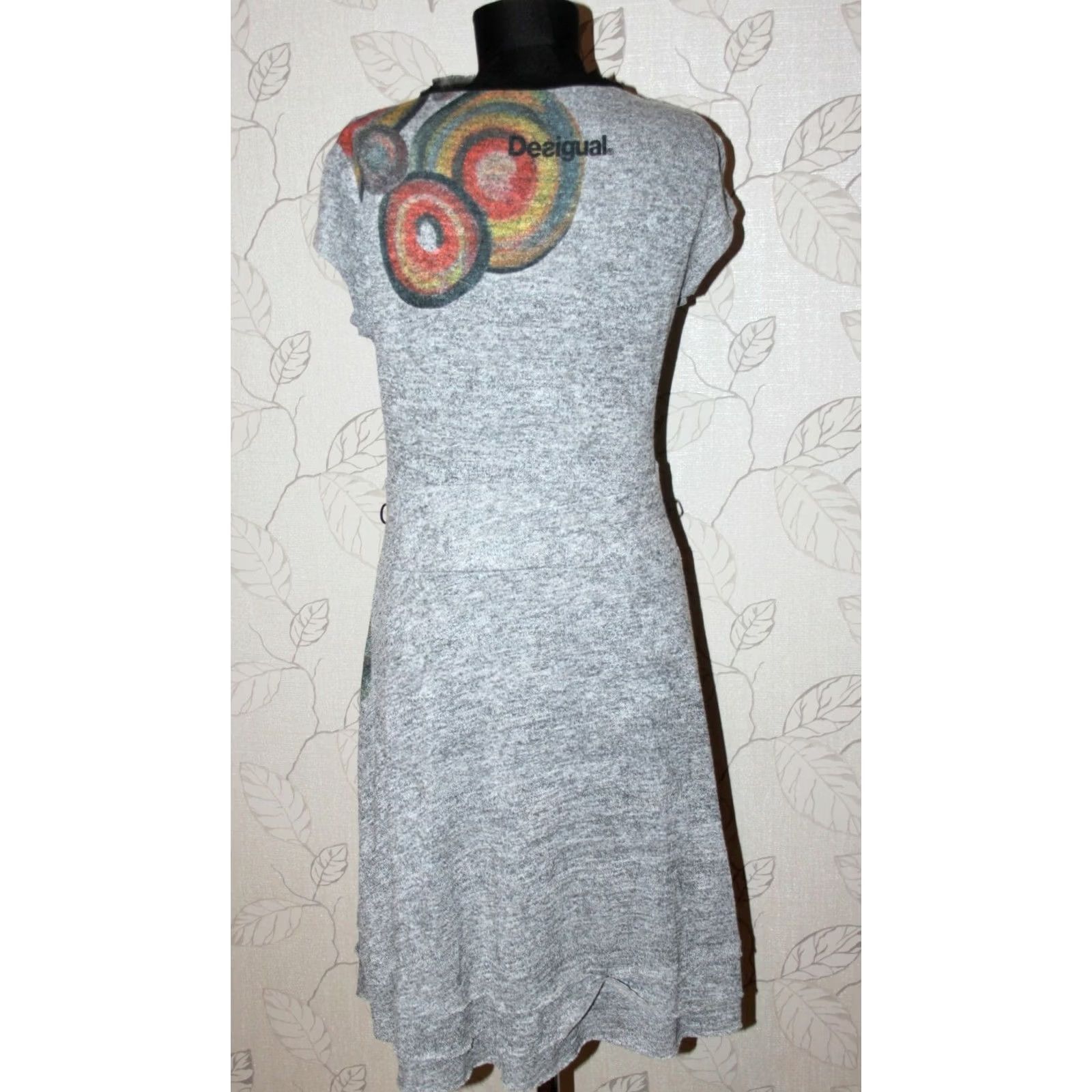 Desigual Desigual Dress Grey Eldoris Robe L 57V20W0 Size Size L / US 10 / IT 46 - 5 Thumbnail