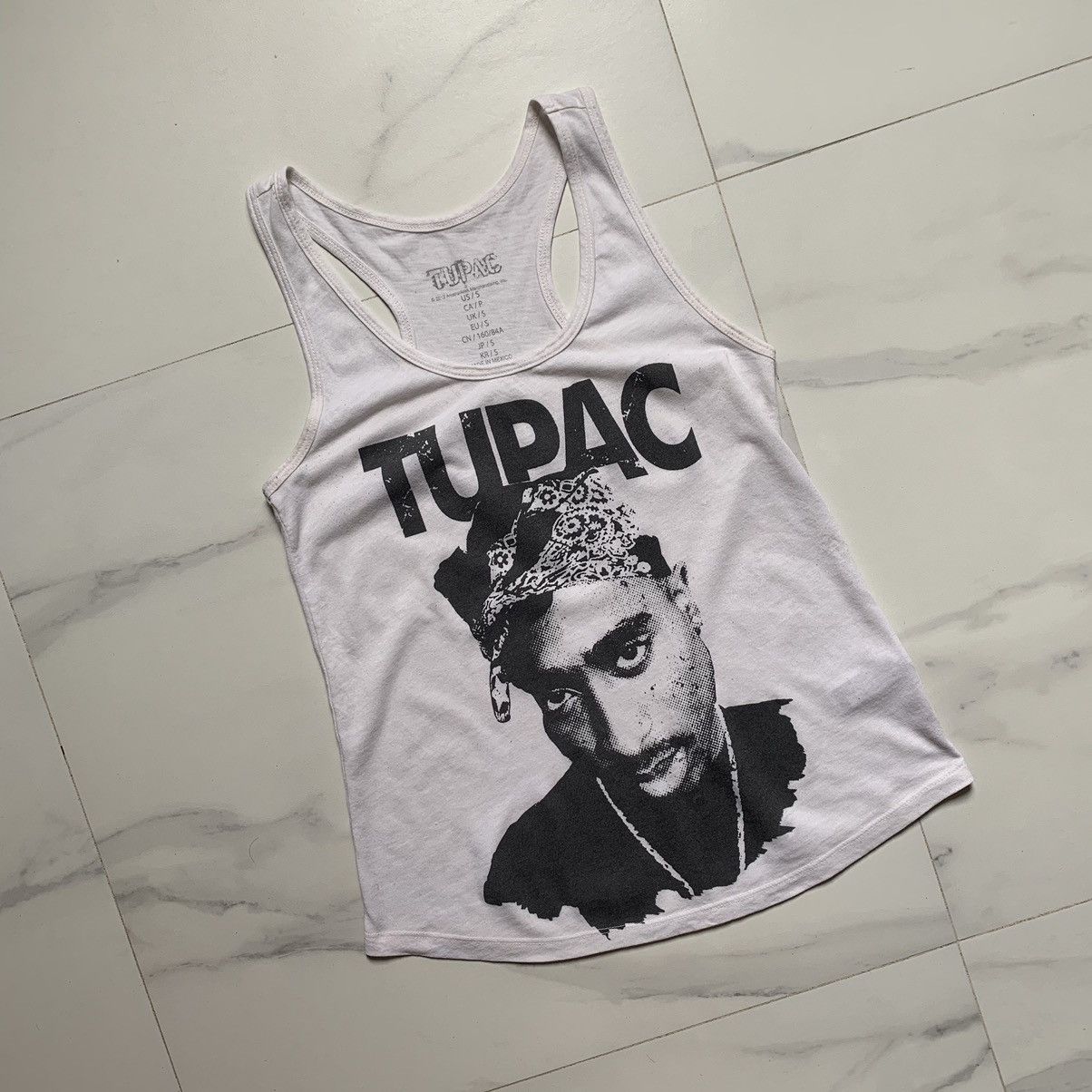 Rap Tees × Vintage Vintage 2012 Tupac Tank Top Size US XS / EU 42 / 0 - 3 Thumbnail