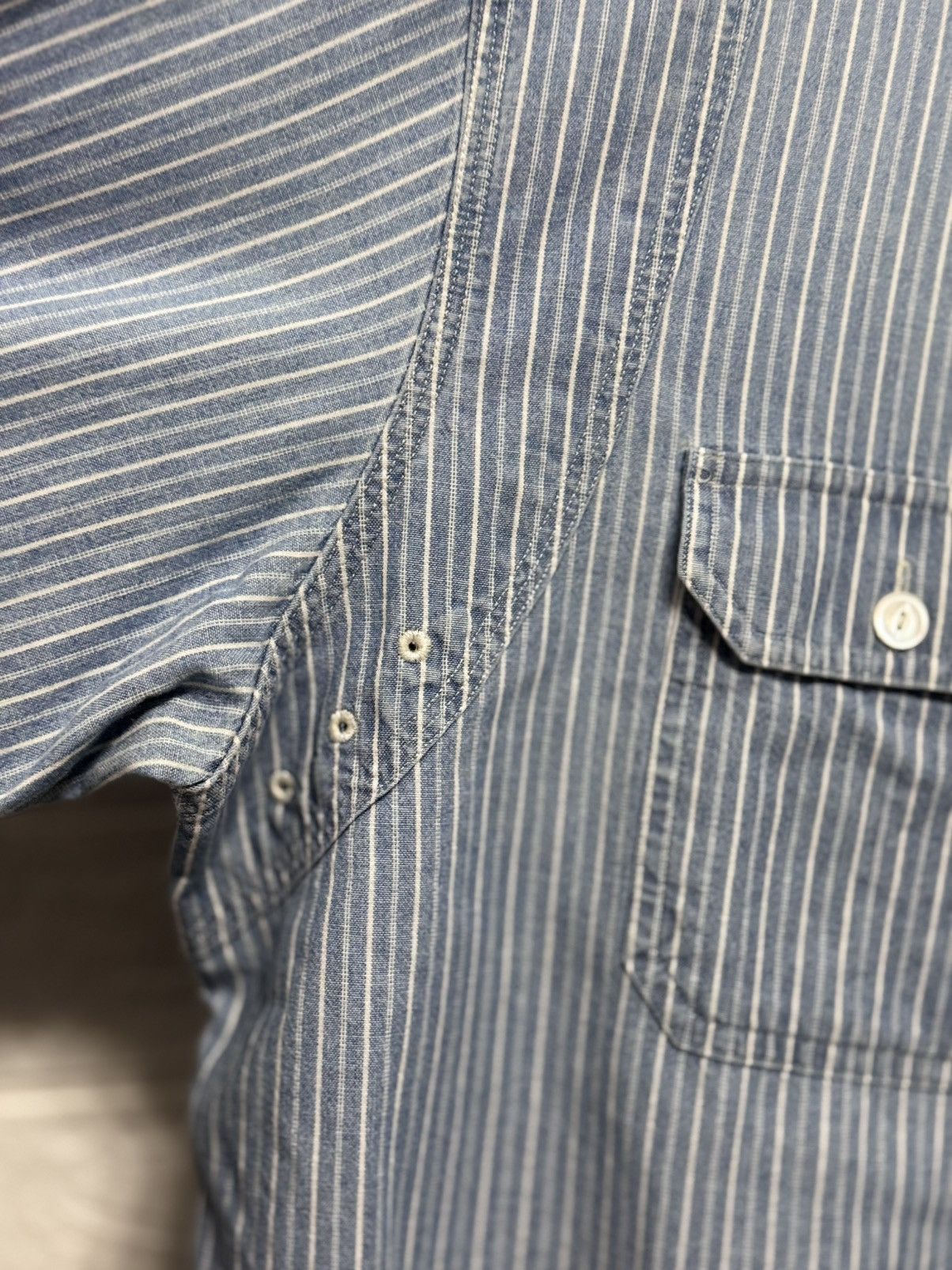 Polo Ralph Lauren 90s Polo Ralph Lauren inspired 30s USN Chambray Chinstrap Size US L / EU 52-54 / 3 - 6 Thumbnail