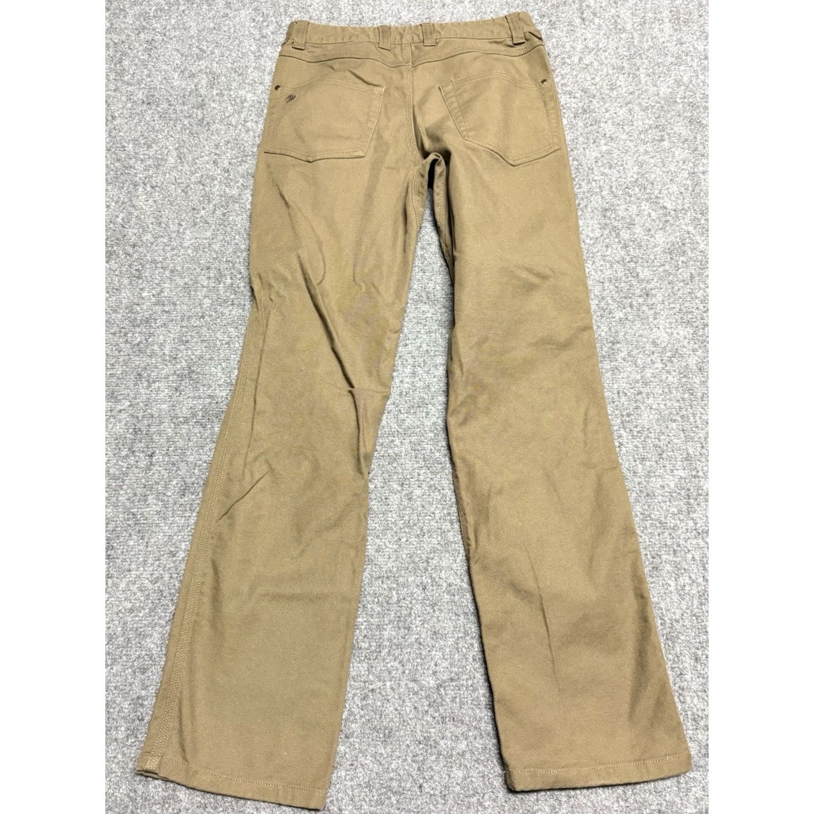 Vintage Duck Camp Pants Mens 30 Khakis Cotton Blend Canvas Regular 30 Inseam Brown Stretch Moisture Wicking Pockets Logo Hunting Hiking Climbing Duck Camp Size US 30 / EU 46 - 2 Thumbnail
