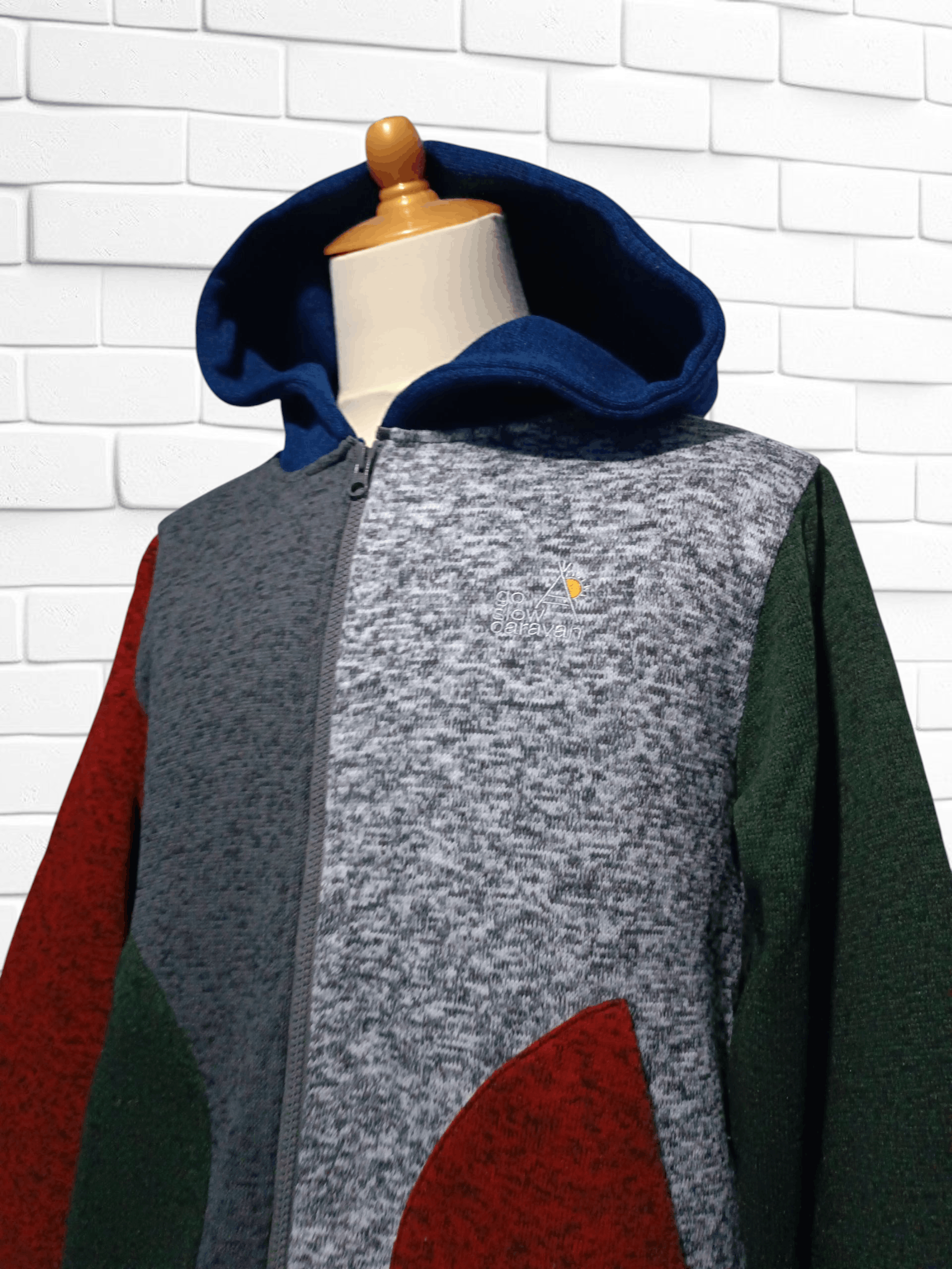 Japanese Brand Vintage Go Slow Caravan Multi Colour Hoodie Jacket Size US L / EU 52-54 / 3 - 3 Thumbnail