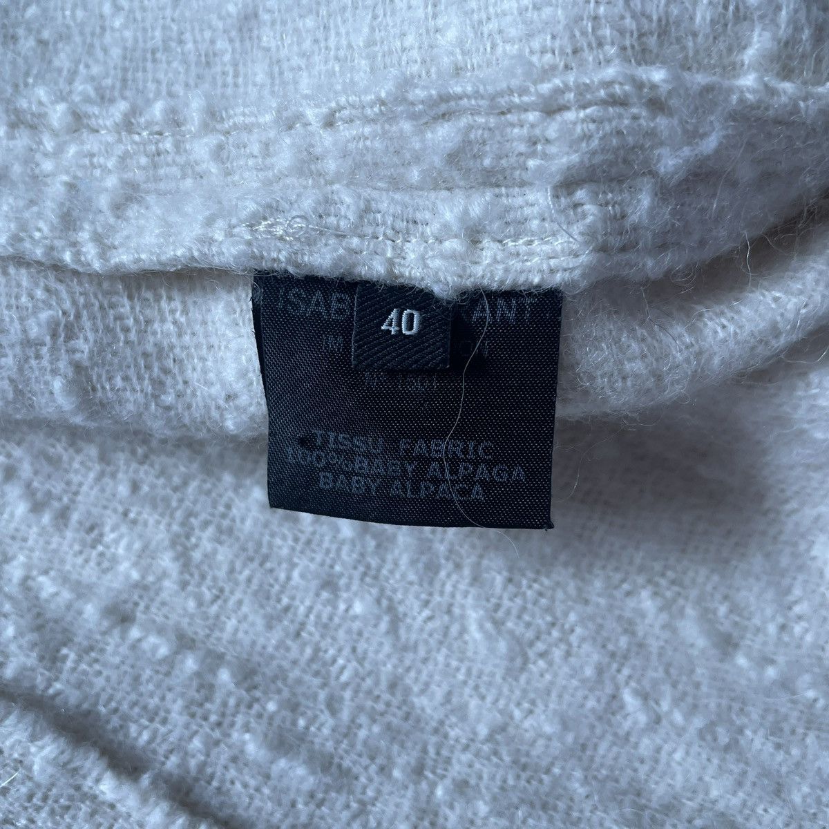 Isabel Marant Isabel Marant Baby Alpaca Large Blanket Shawl Jacket Size S / US 4 / IT 40 - 4 Thumbnail