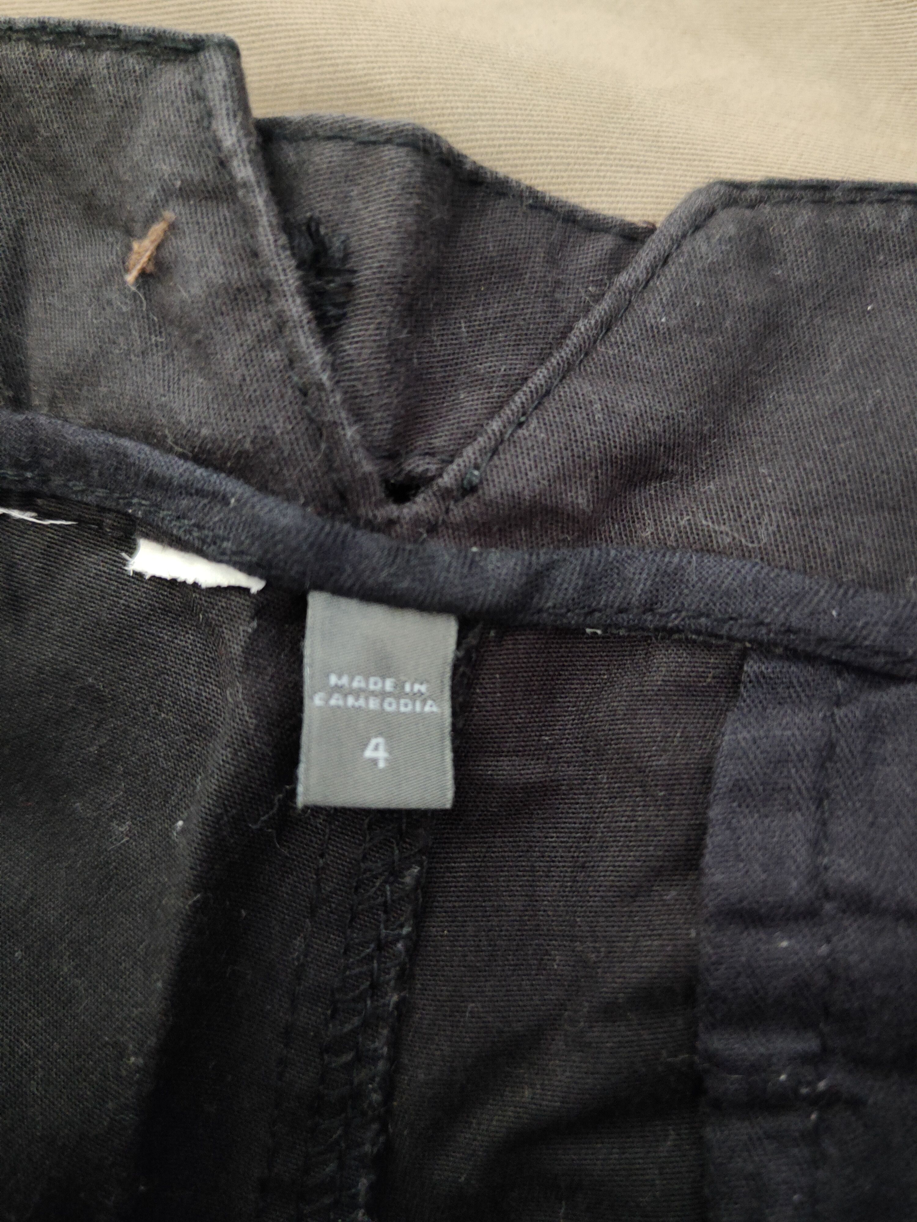 Gap DLL Gap Black Multipocket Tactical Cargo Pants #091 Size 29" - 13 Thumbnail