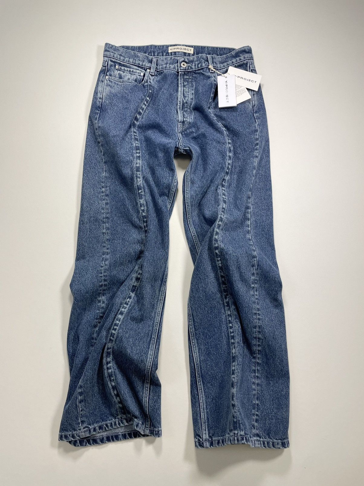 S/S 23 ‘Wire’ Washed Blue Denim Jeans