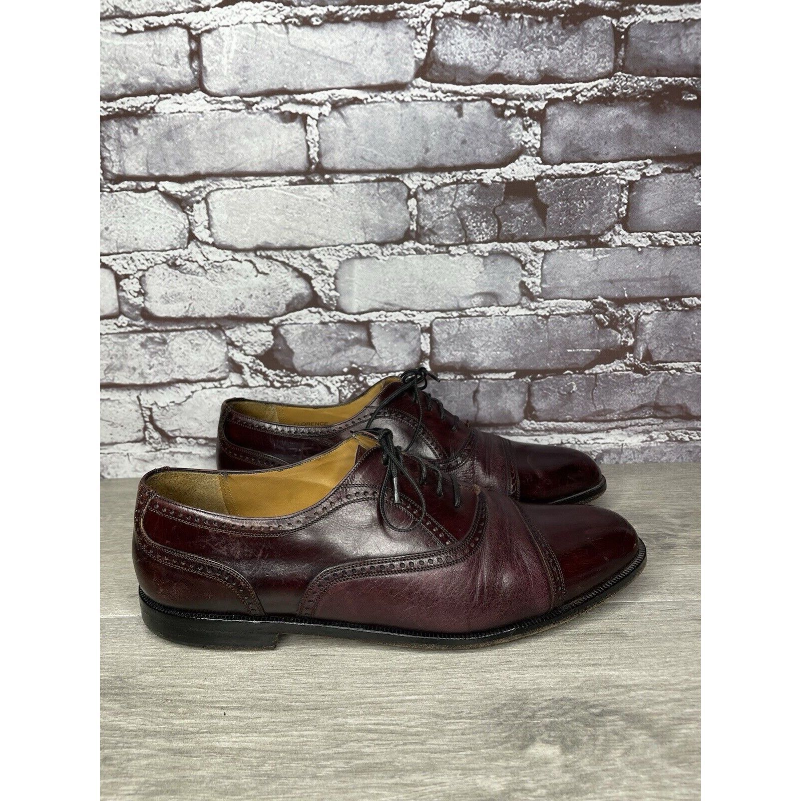 Mezlan Mezlan FLORENCE Purple Cordovan Cap Toe Oxford Dress Shoes M Size US 9.5 / EU 42-43 - 20 Thumbnail