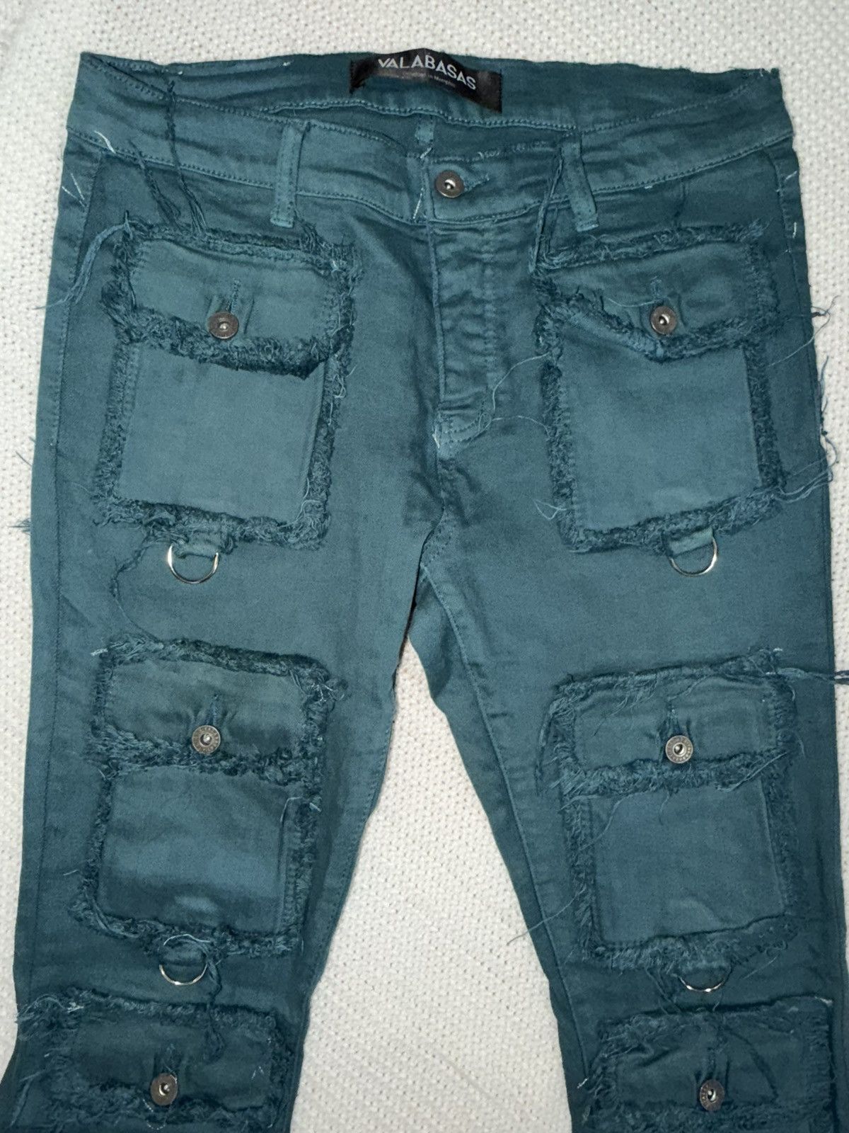 Valabasas Valabasas Teal stacked jeans Size US 34 / EU 50 - 2 Thumbnail