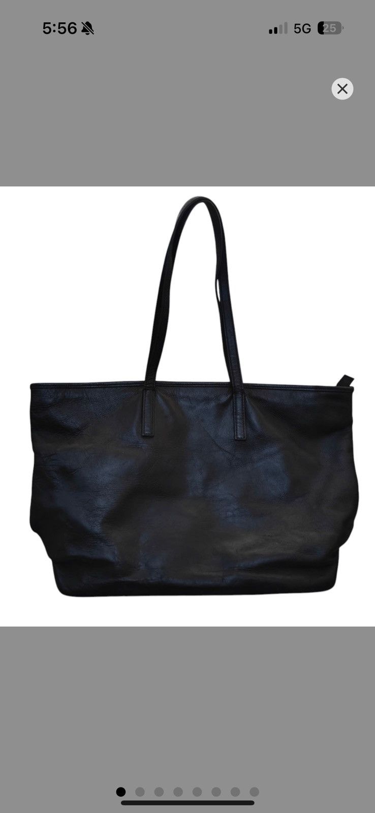 Genuine Leather Classic Leather Tote Size ONE SIZE - 1 Thumbnail