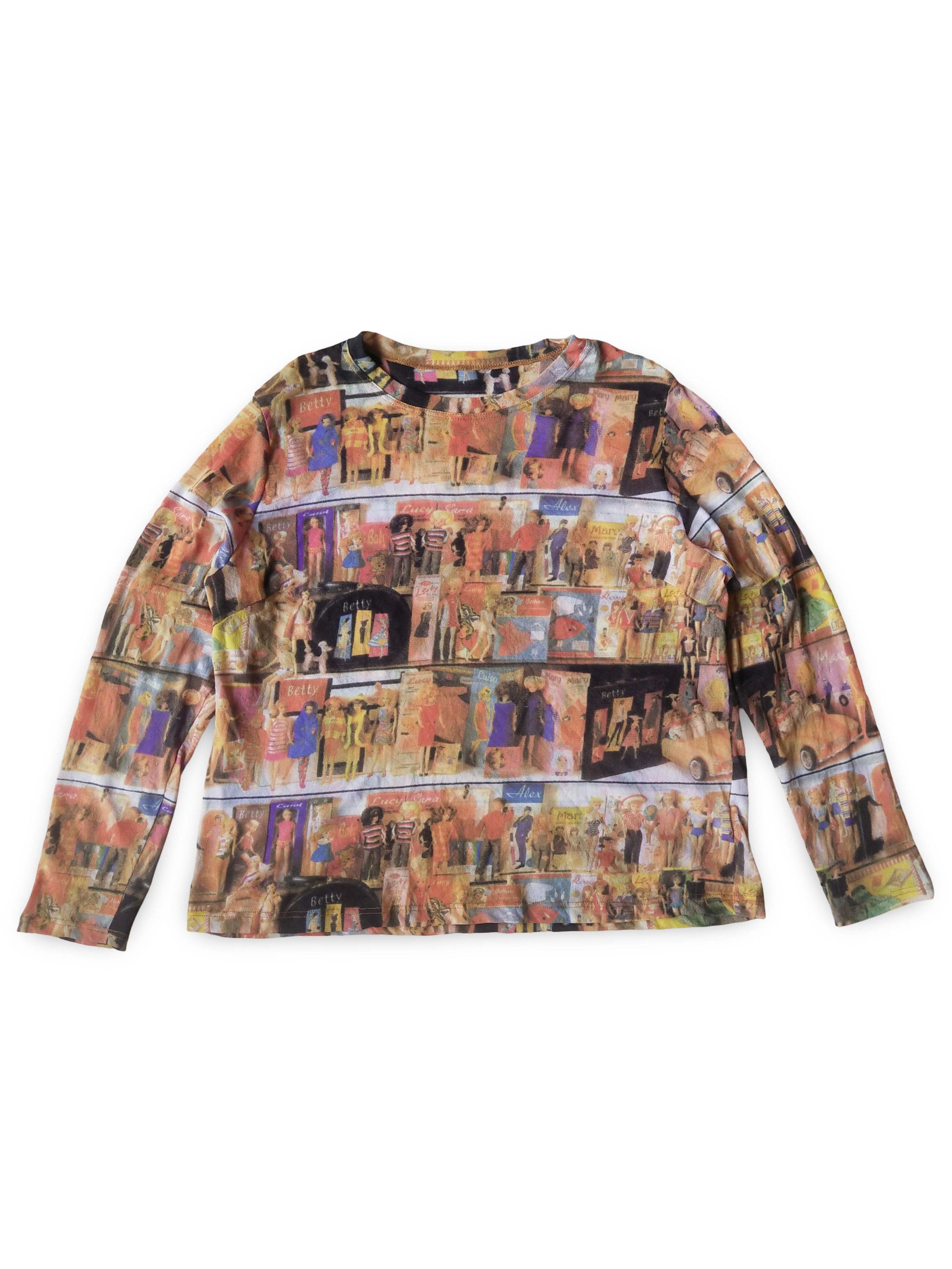 Hysteric Glamour 2000s Jil Anon Japan Pop-Art Doll Box Sheer Mesh Top Size L / US 10 / IT 46 - 1 Thumbnail