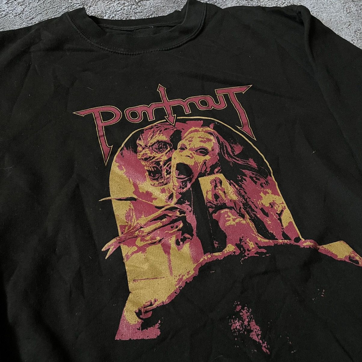 Band Tees Vintage Y2K TEE DEVIL PUNK GOTH CREEPY ABSTRACT M Size US M / EU 48-50 / 2 - 6 Thumbnail