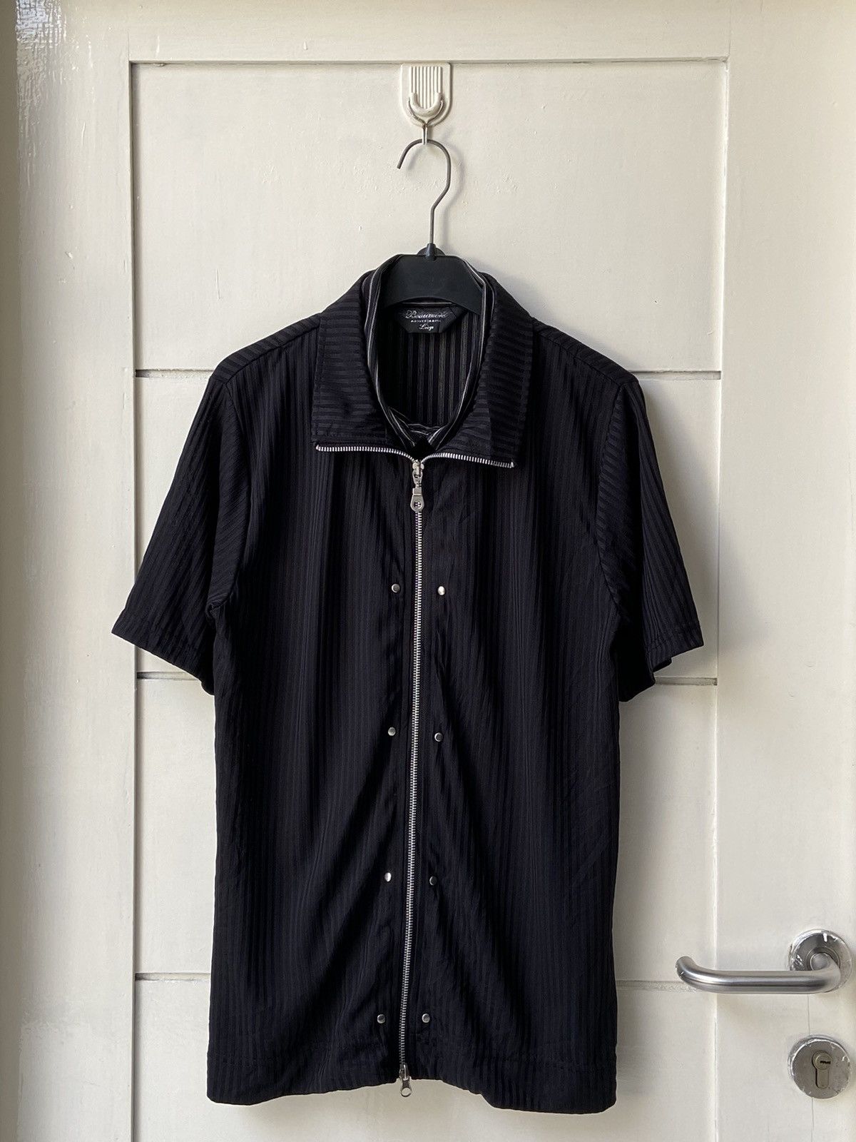 If Six Was Nine Beaumere Aristocratic Black Zipper Shirt Size US S / EU 44-46 / 1 - 14 Thumbnail