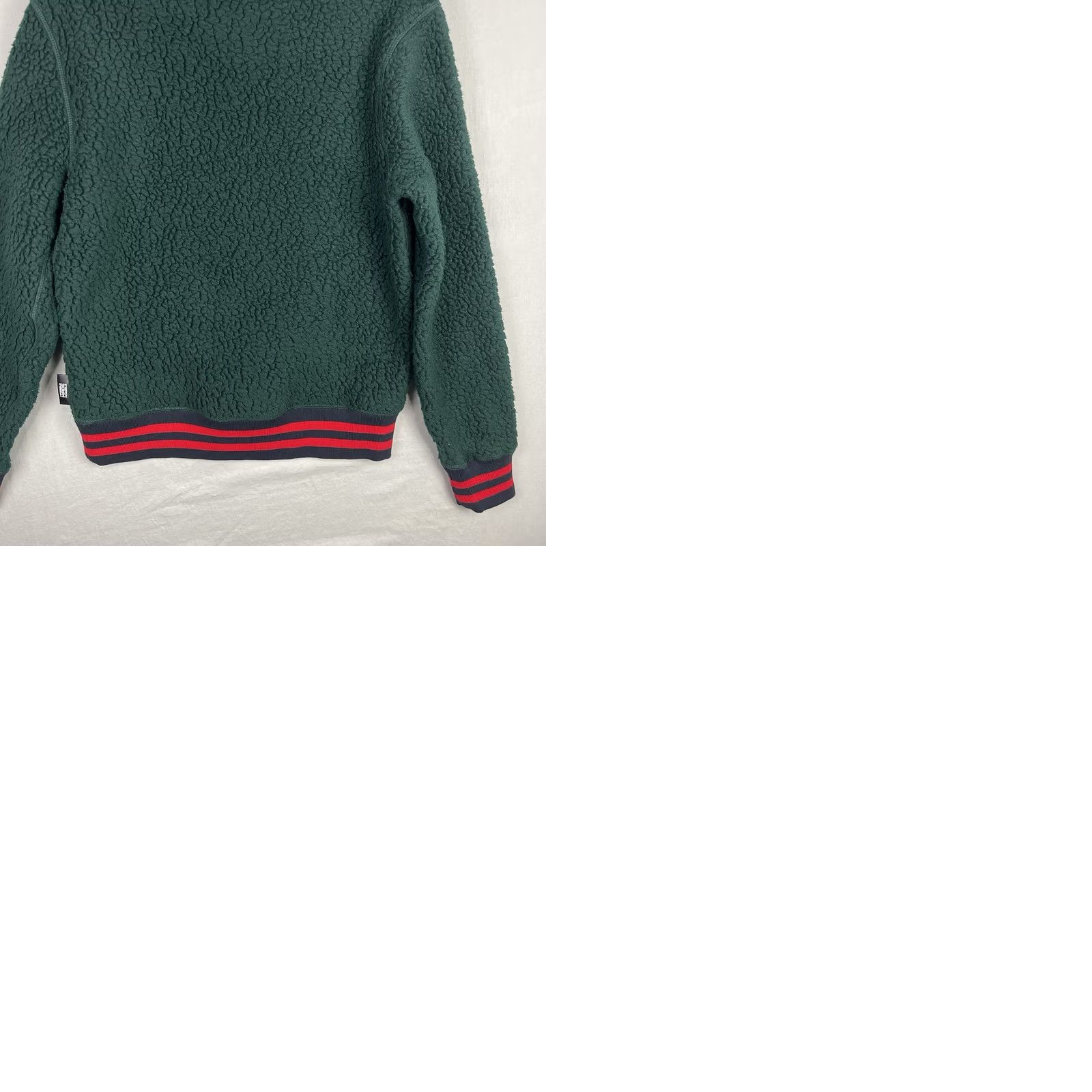 Champion Champion Sweatshirt Mens Medium Green Sherpa Pullover Crew Neck Sweater, Todd Snyder, Logo Embroidered, Fleece, 1-2 Day Ship, Pre-Owned Size US M / EU 48-50 / 2 - 10 Thumbnail