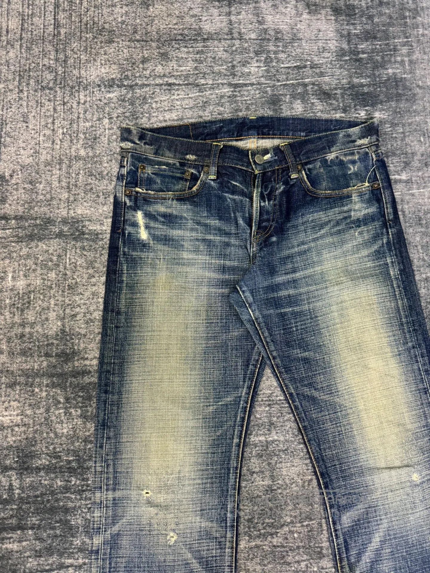 Vintage Vintage ETERNAL 00s Washed Denim Jeans. Size US 33 - 3 Thumbnail