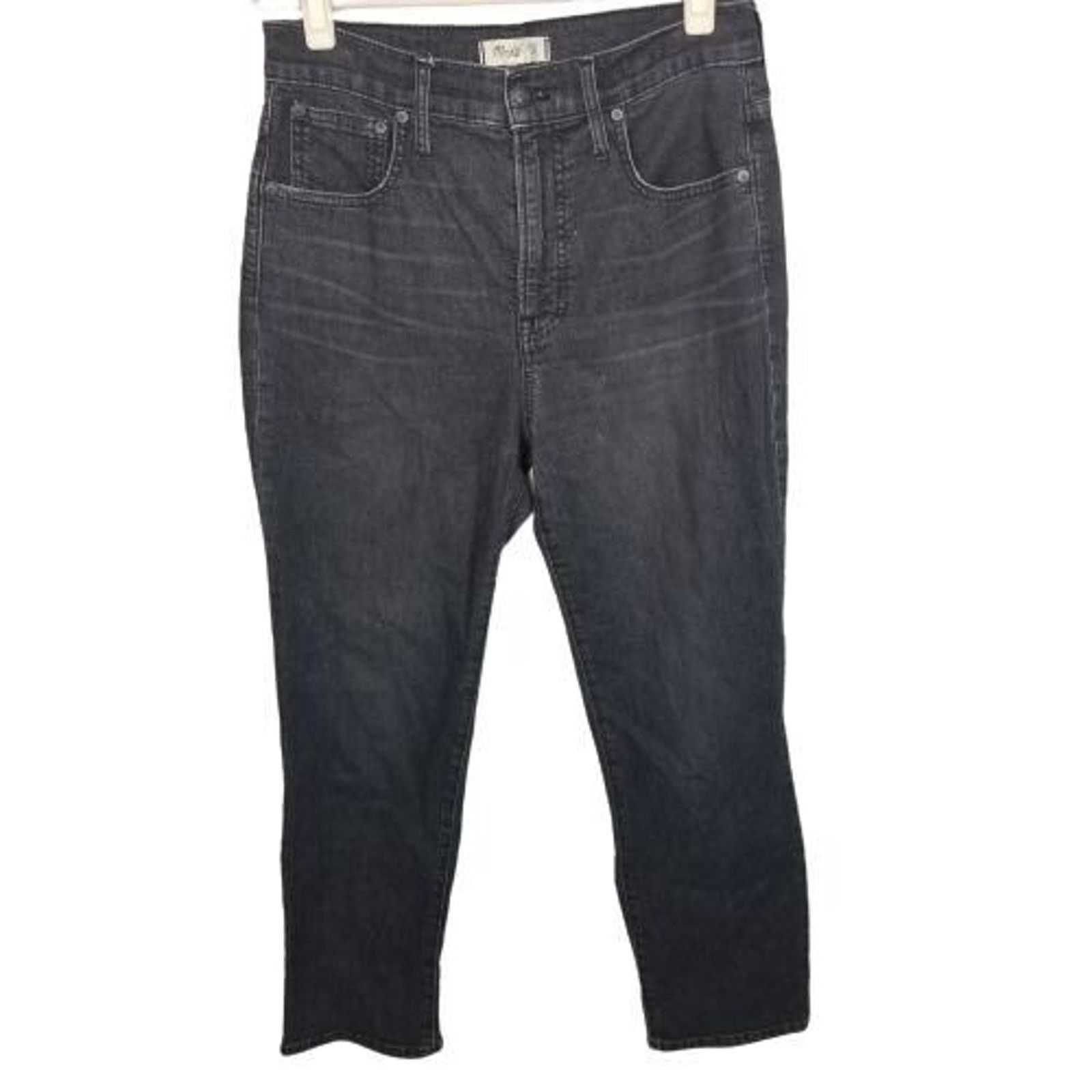 Madewell Madewell Womens The Perfect Vintage Crop Jeans Size 28 Black Size 28" / US 6 / IT 42 - 1 Thumbnail