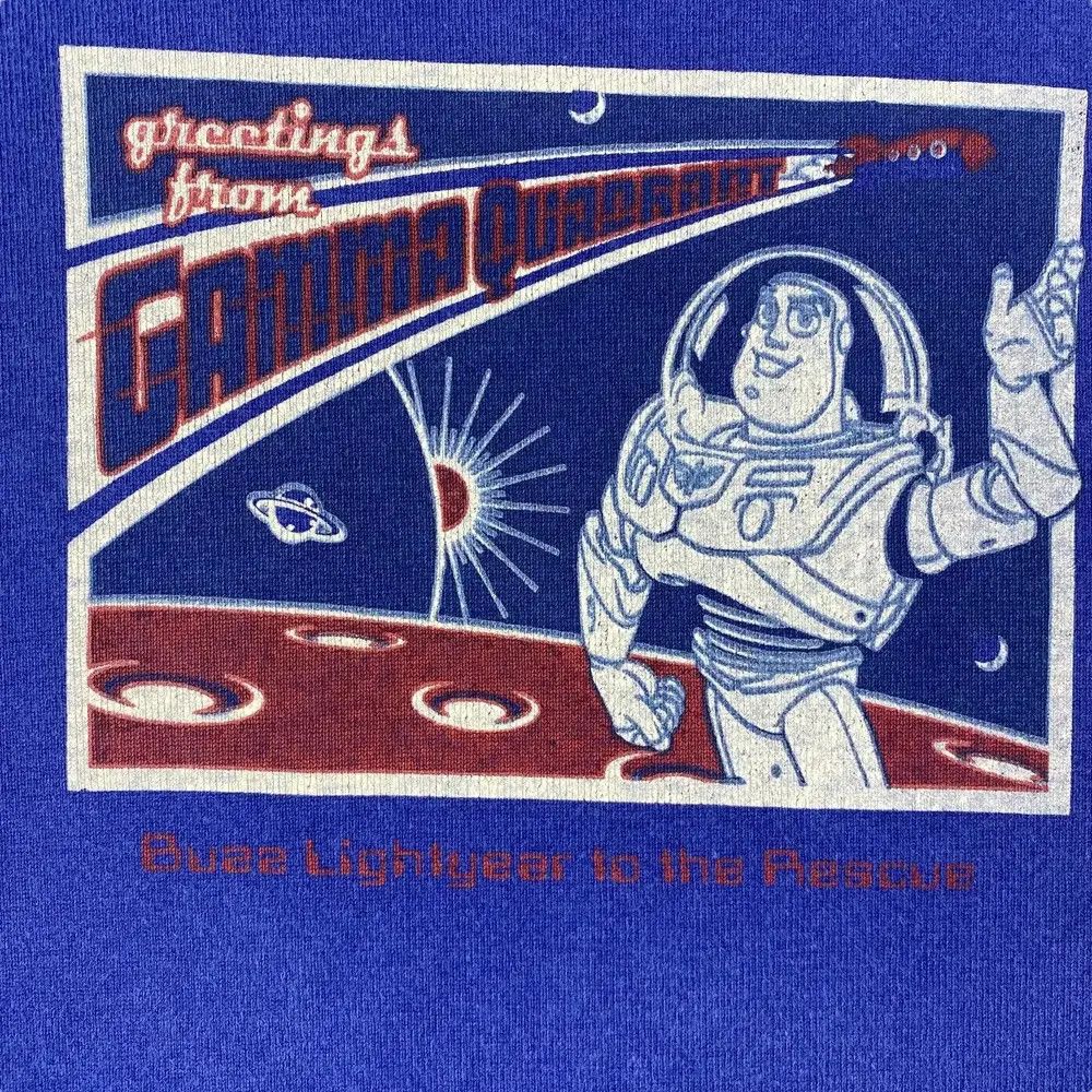 Disney TOY STORY 2 Buzz Lightyear Cartoon Long Sleeve Tee Shirt Size US S / EU 44-46 / 1 - 3 Thumbnail