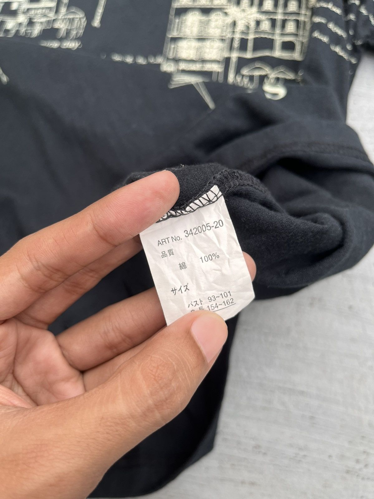 Beauty Beast × Hysteric Glamour × Japanese Brand JAPANESE Y2K ROYAL FLOWER POEM LONGSLEVEE Size US XS / EU 42 / 0 - 2 Thumbnail