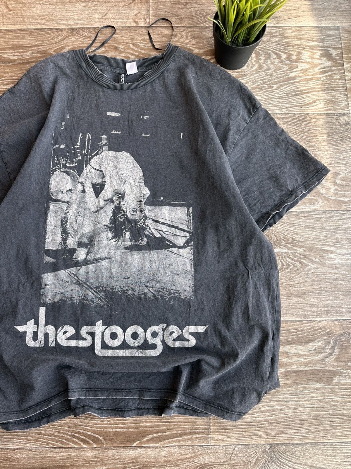 Band Tees 🔥 Vintage 90s The Stooges Iggy Pop T-Shirt Heavy Metal Band Size US L / EU 52-54 / 3 - 2 Thumbnail