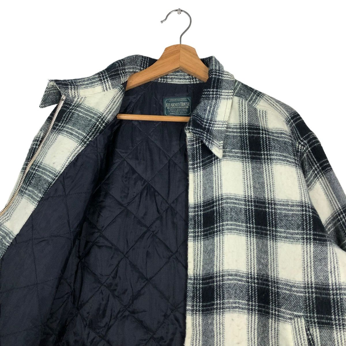 Flannel 🔥VINTAGE FLANNEL WOOL ZIPPER JACKET KEARNEY HOUSE JAPAN Size US M / EU 48-50 / 2 - 12 Thumbnail