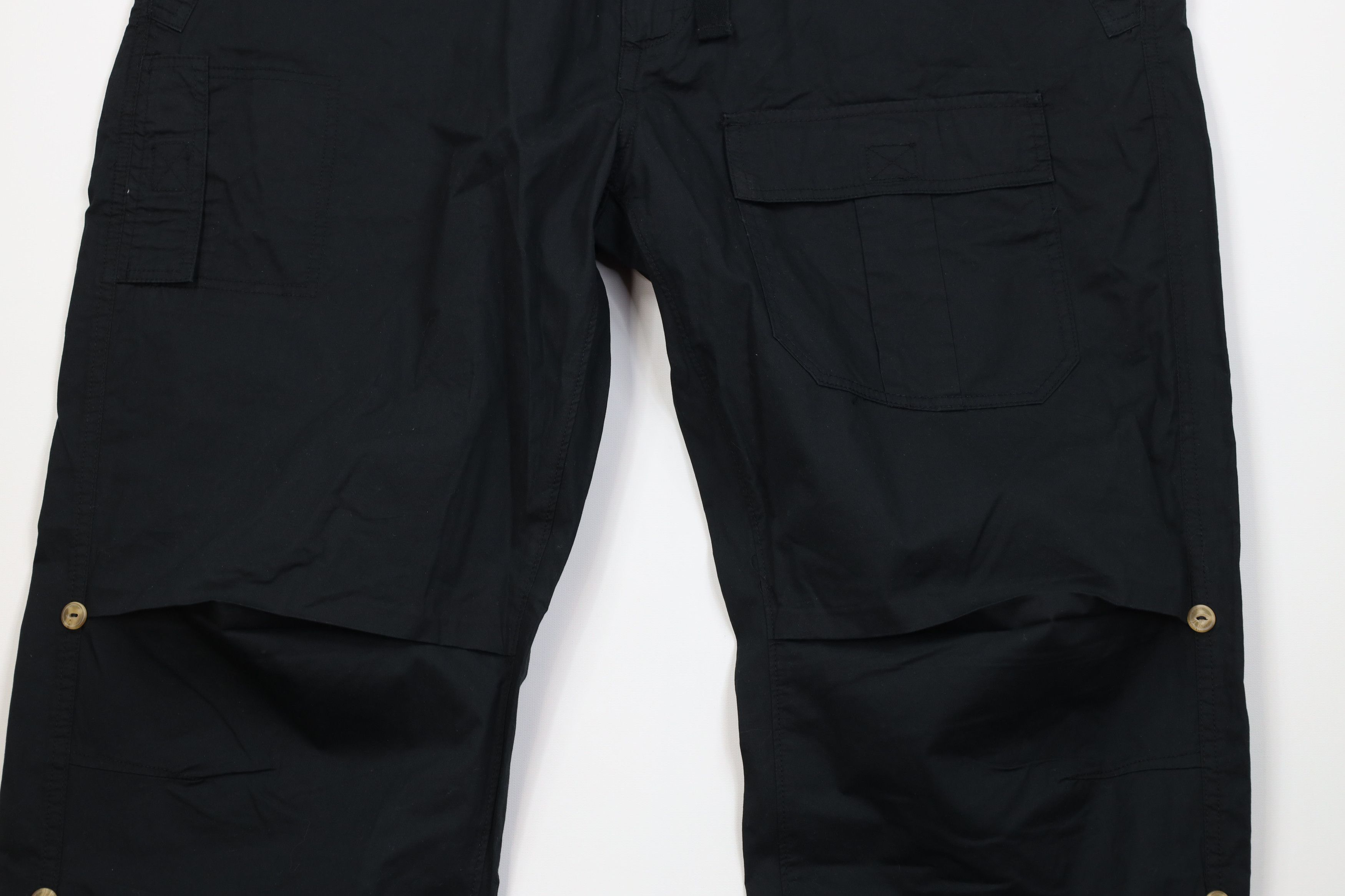Sean John Deadstock Vintage Y2K Sean John Wide Leg Cargo Pants Black Size US 42 / EU 58 - 3 Thumbnail