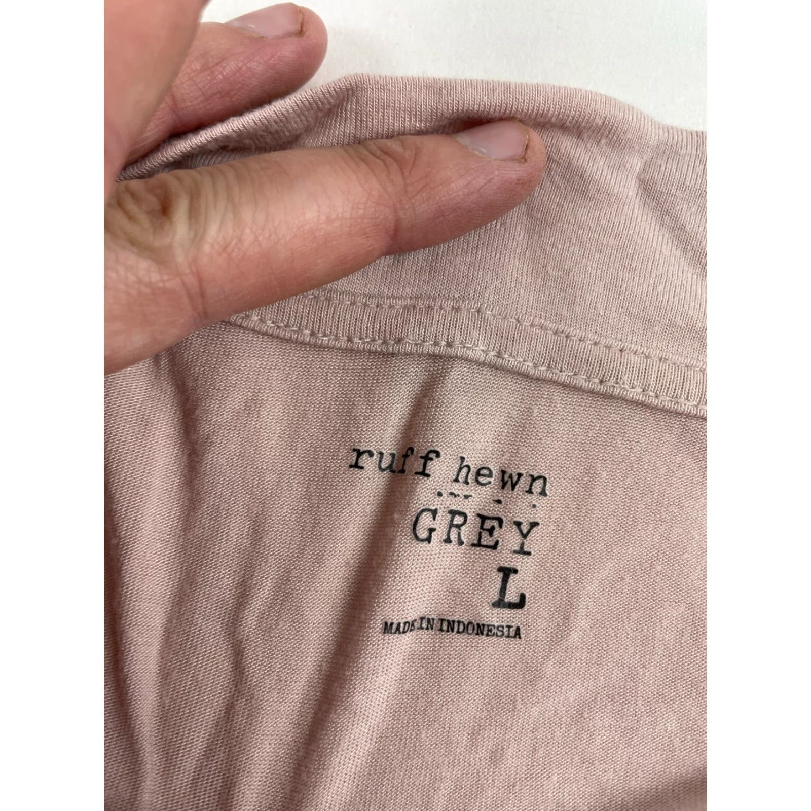 Pinko Ruff Hewn Shirt Women L Blush Pink Knot-Tie Neck V-Neck Long Sleeve Shirt Womens L Blush Pink Knot-Tie Neck V-Neck Long Sleeve Size L / US 10 / IT 46 - 6 Thumbnail