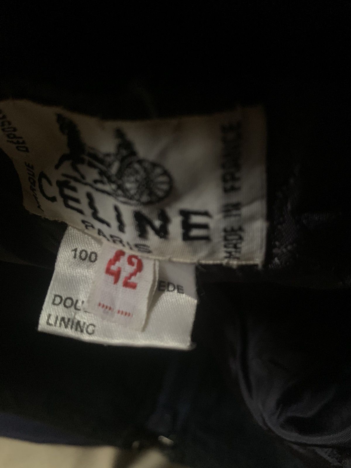 Celine Vintage celine double lining suede skirt Size 30" / US 8 / IT 44 - 8 Thumbnail