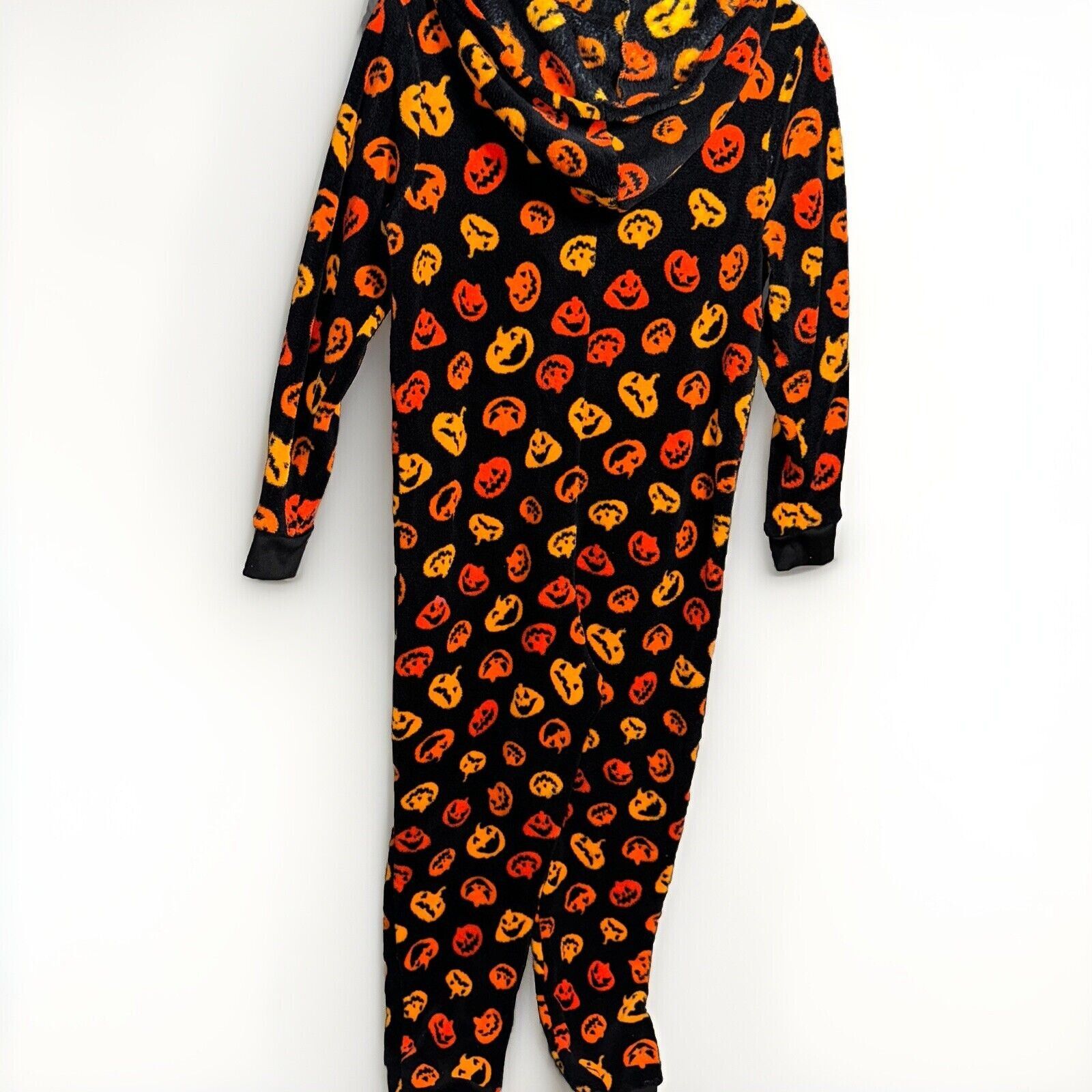 Other Pillow Talk Footed Pajama Halloween Laughing Pumpkins Black Size M / US 6-8 / IT 42-44 - 4 Thumbnail