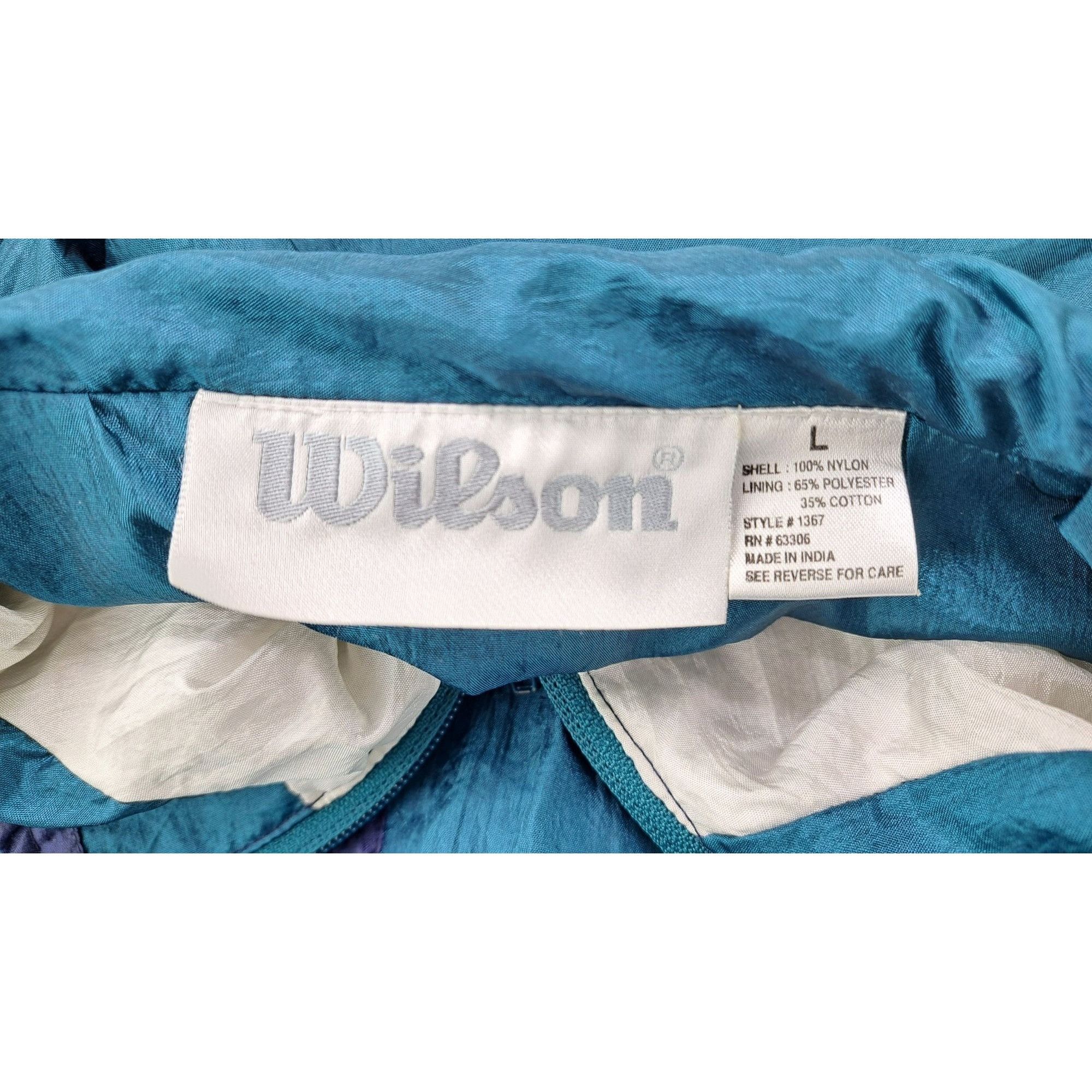 Wilson Vintage Wilson Windbreaker Jacket Women Large White Aztec Size L / US 10 / IT 46 - 5 Thumbnail