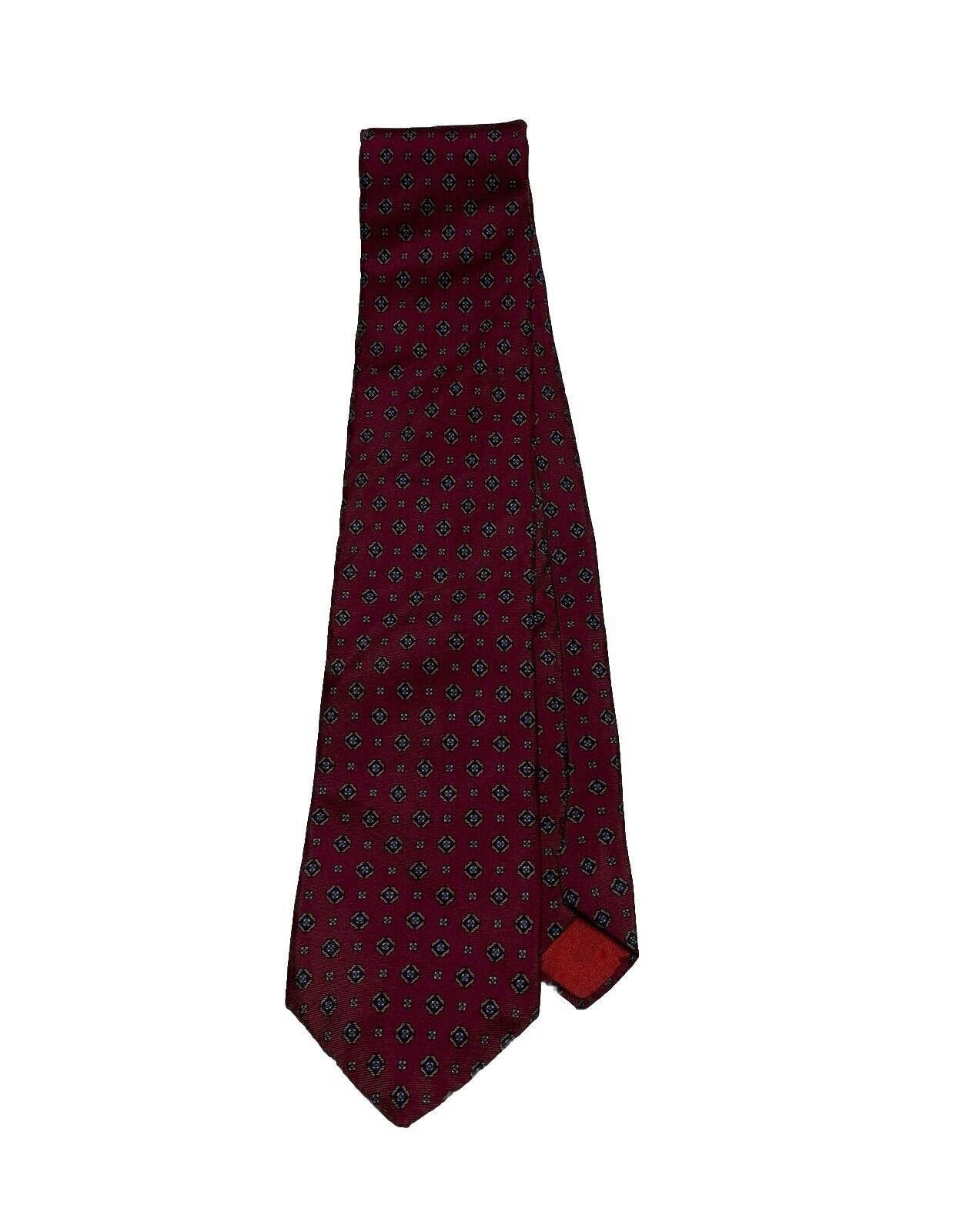 Hardy Amies Hardy Amies London Men's Silk Tie Burgundy Size ONE SIZE - 3 Thumbnail