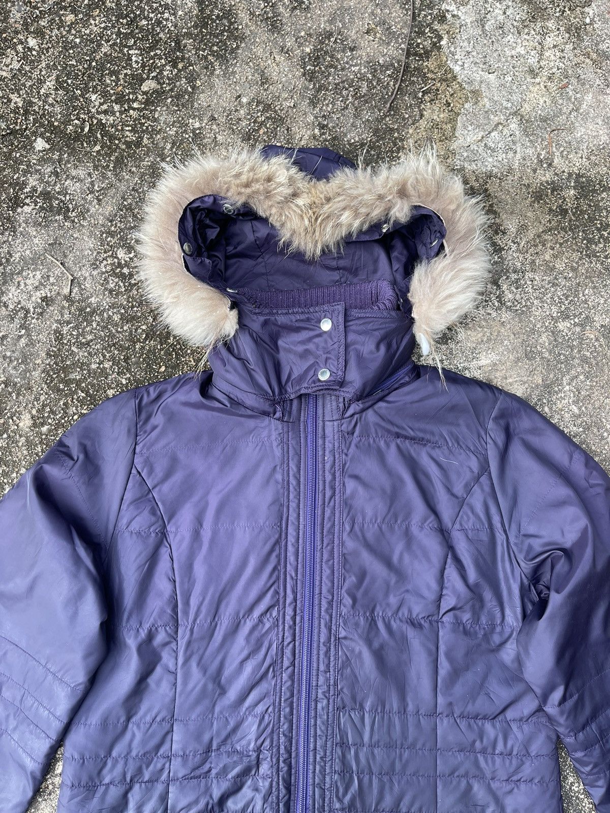 Ellesse Ellesse Vintage Puffer Parka Coat with Fur Hood (M) Size US M / EU 48-50 / 2 - 2 Thumbnail