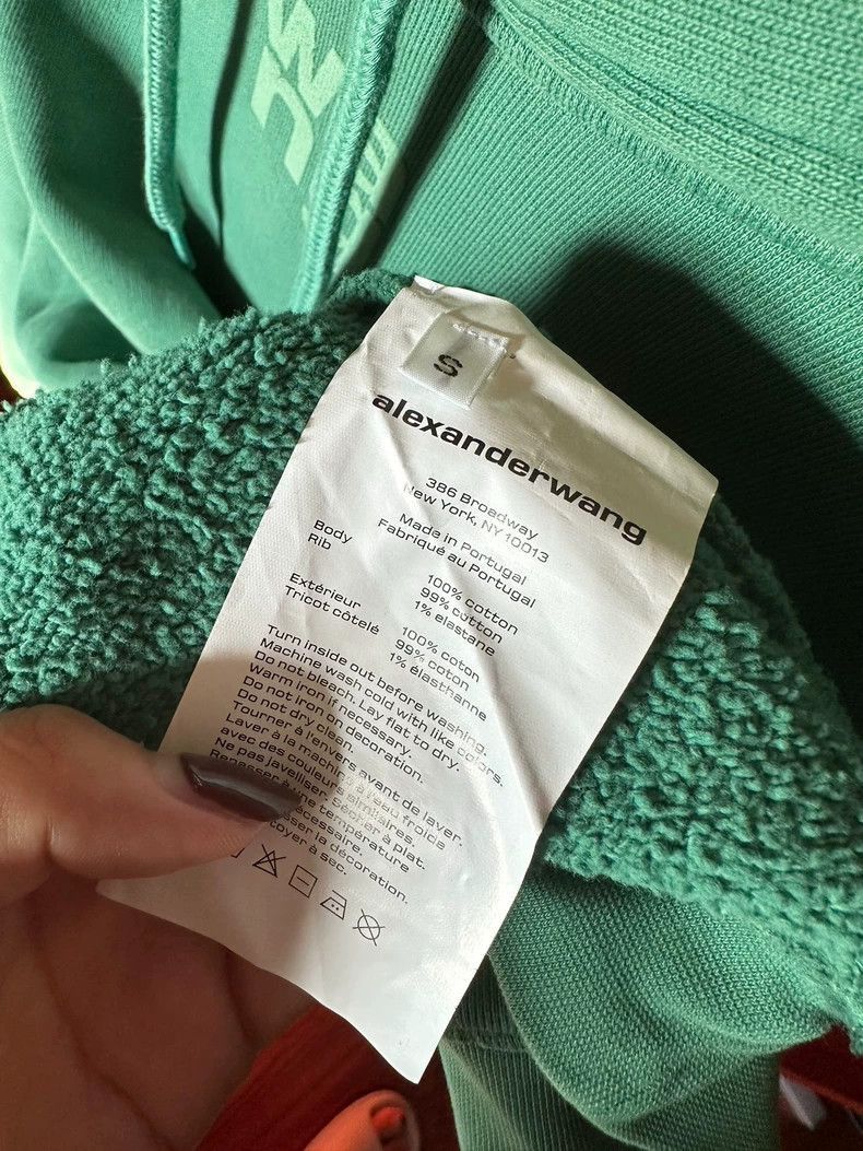 Alexander Wang Alexander Wang Green Hoodie Sweatshirt- Size S / US 4 / IT 40 - 4 Thumbnail