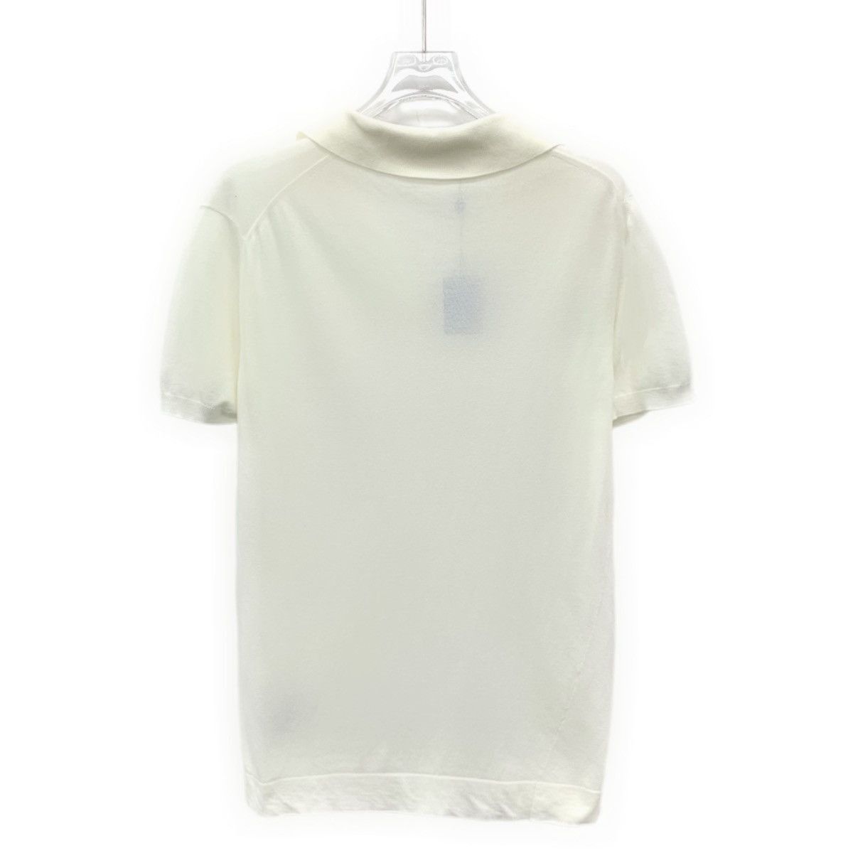 Loro Piana White Short-Sleeve Polo Shirt Size US M / EU 48-50 / 2 - 2 Thumbnail