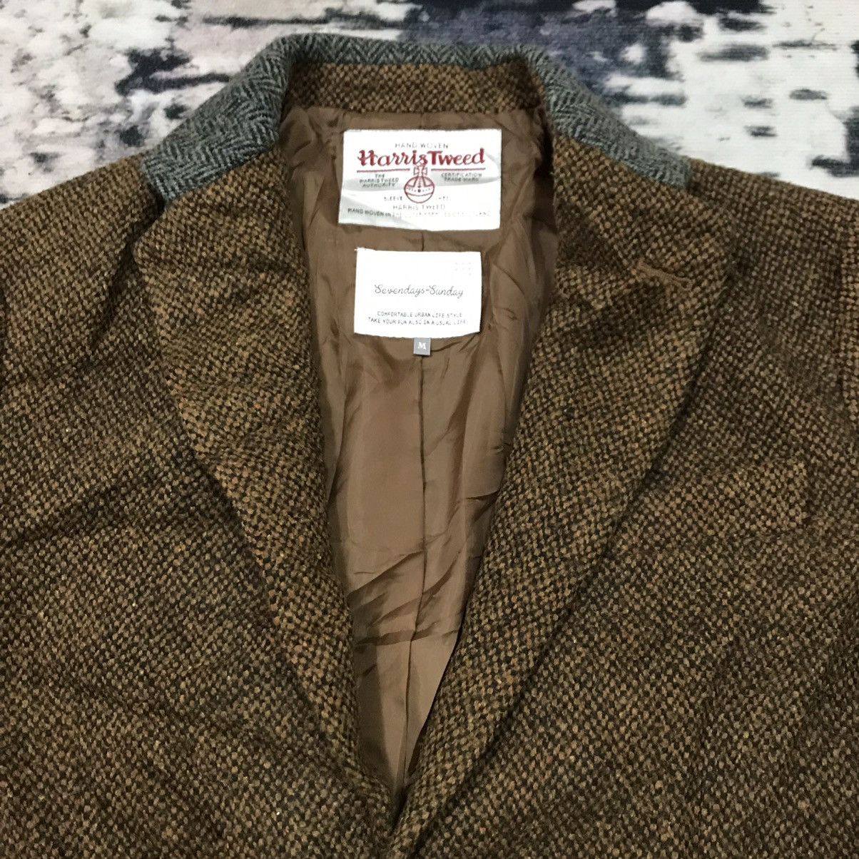 Harris Tweed Harris Tweed Sevendays Sunday Knit Wool Blazer Jacket Size US S / EU 44-46 / 1 - 2 Thumbnail